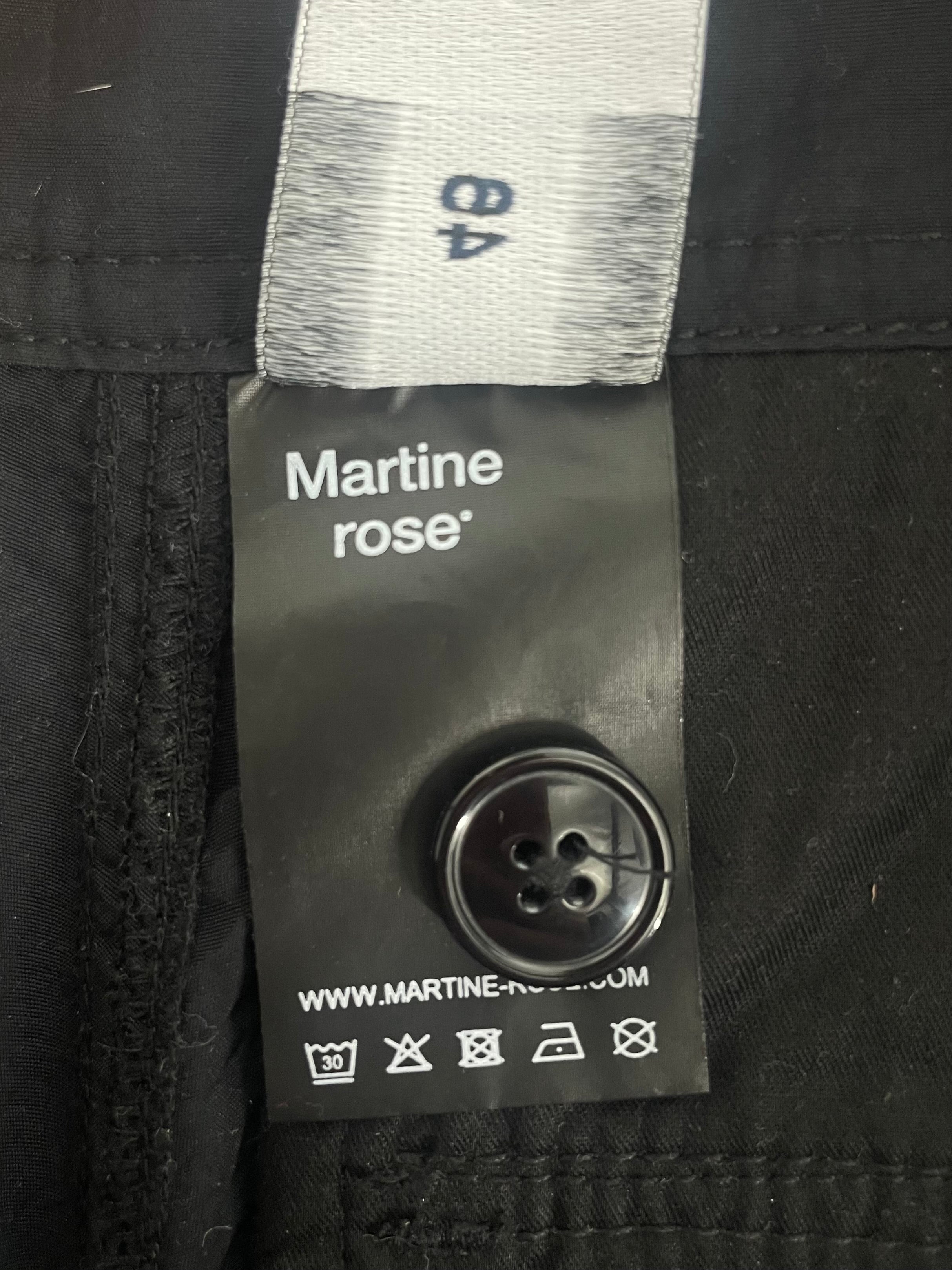 MARTINE ROSE/Straight Pants/46/Nylon/BLK/MULTI POKET CARGO view 5