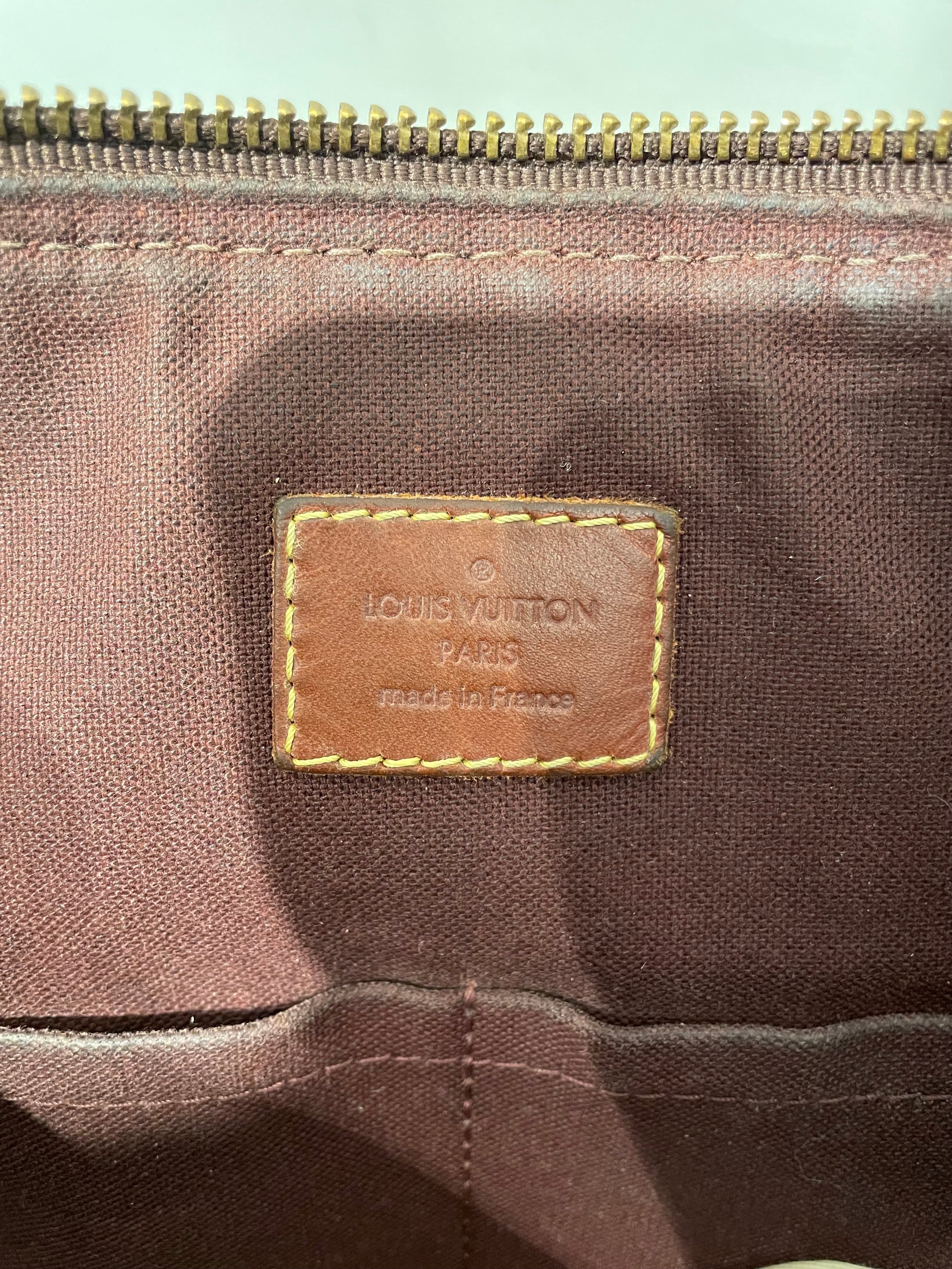 LOUIS VUITTON/Hand Bag/Monogram/Leather/BRW/du1127 view 4