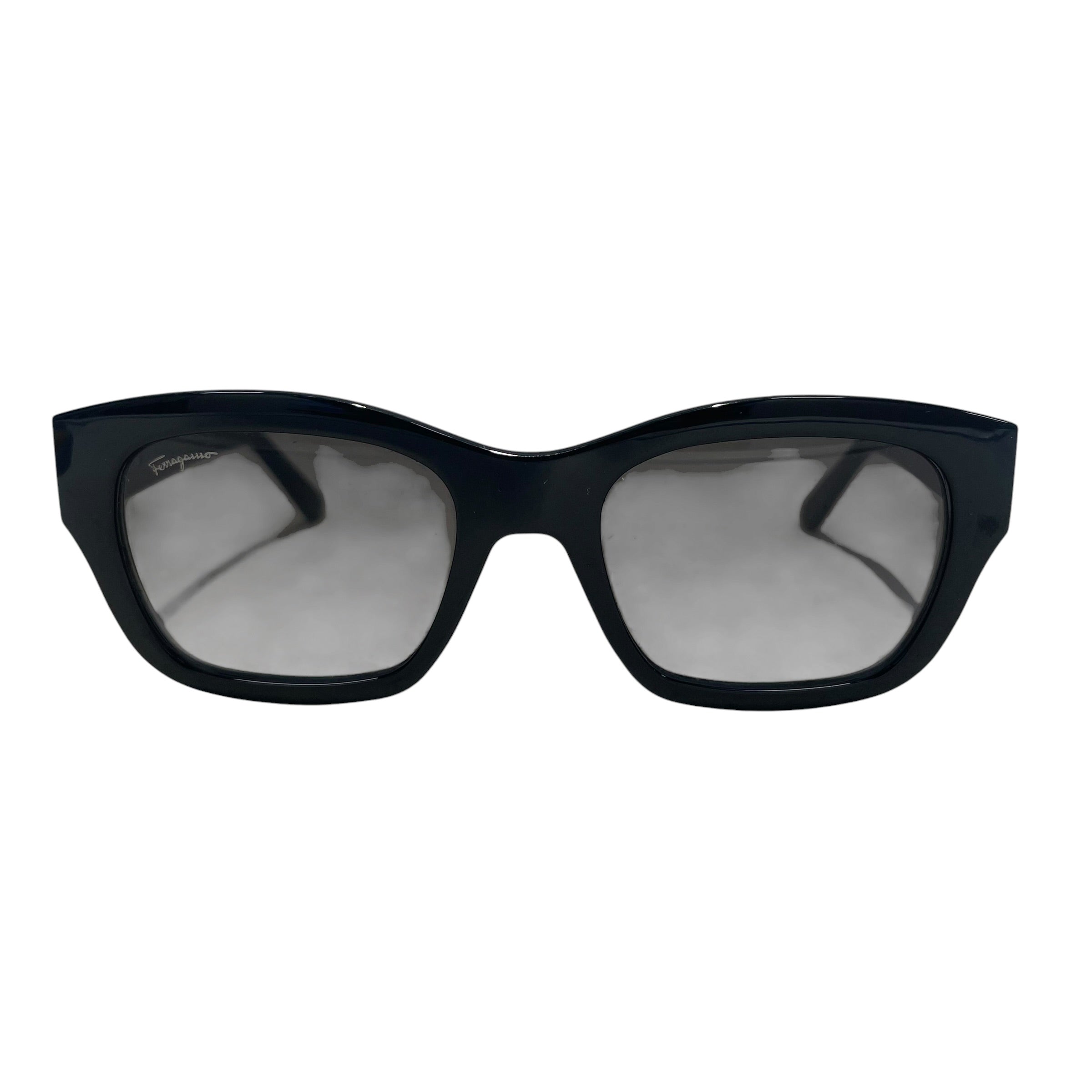 Salvatore Ferragamo/Sunglasses/Plastic/BLK/SF1012S Rectangular Sunglasses view 1