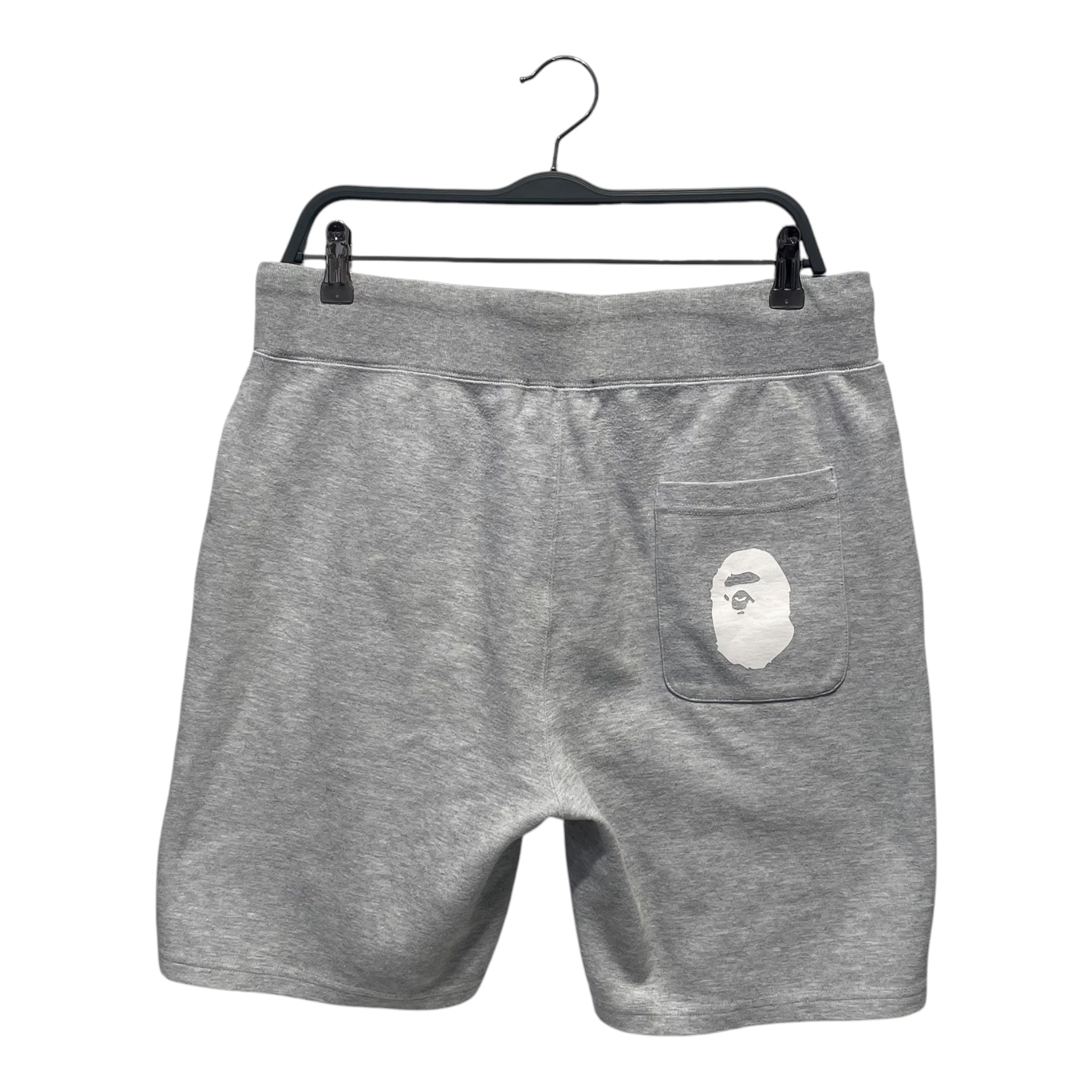 A BATHING APE/Shorts/L/Cotton/GRY/SIDE DETAIL view 2
