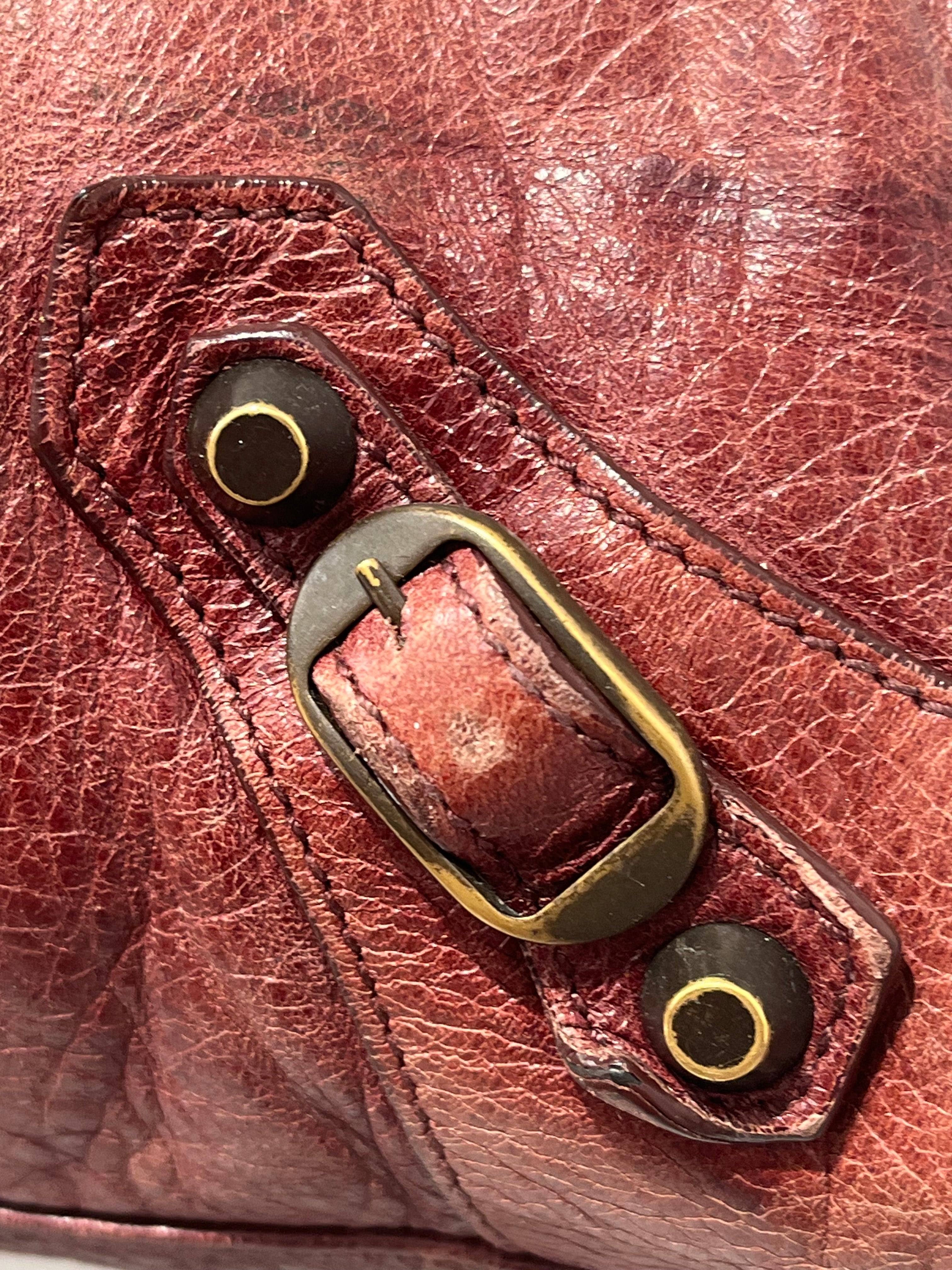 BALENCIAGA/Bag/Leather/BRD/city bag brass hardware 115748 view 10
