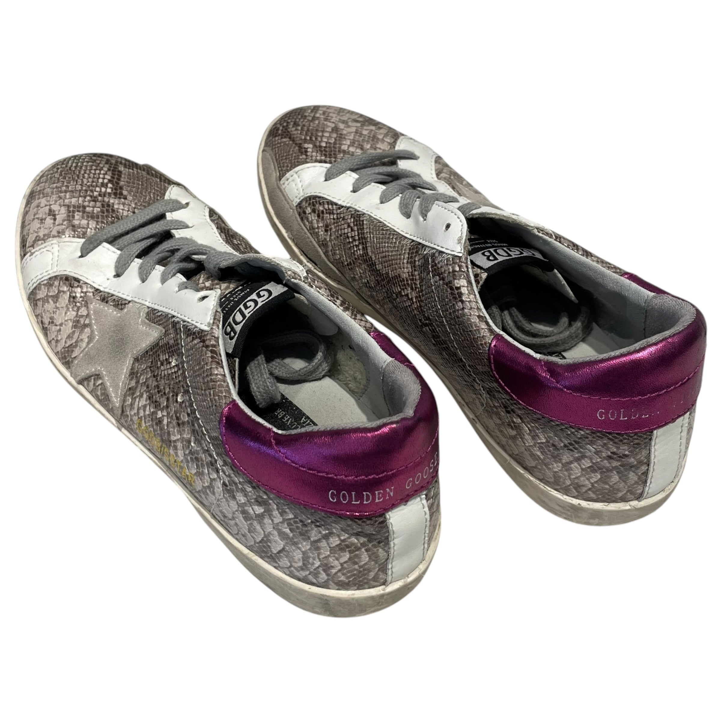 GOLDEN GOOSE/Low-Sneakers/EU 41.5/Leather/GRY/Superstar Sneaker view 2