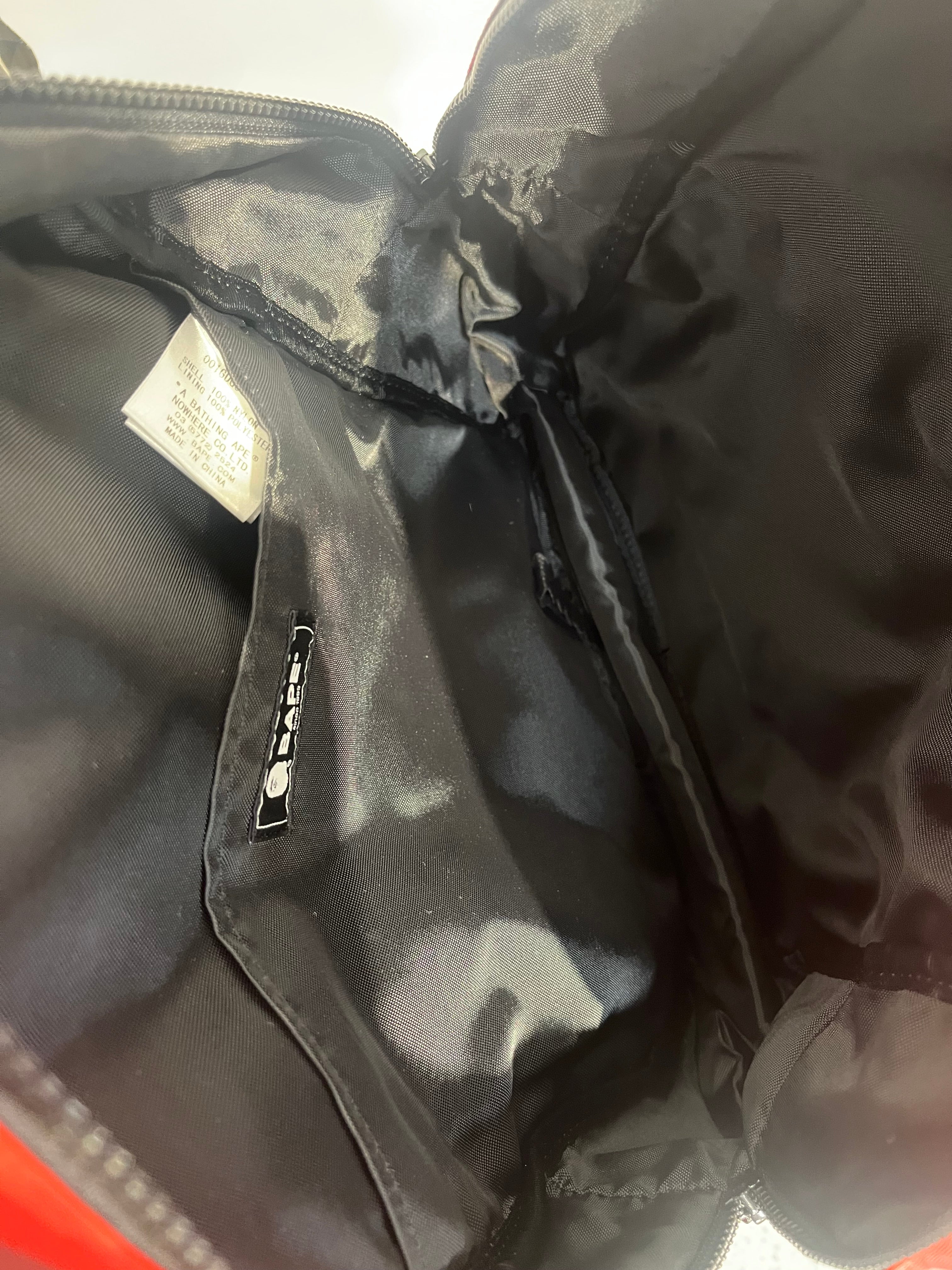 A BATHING APE/Backpack/Camouflage/Polyester/RED/RED CAMOUFLAGE BACKPACK view 5