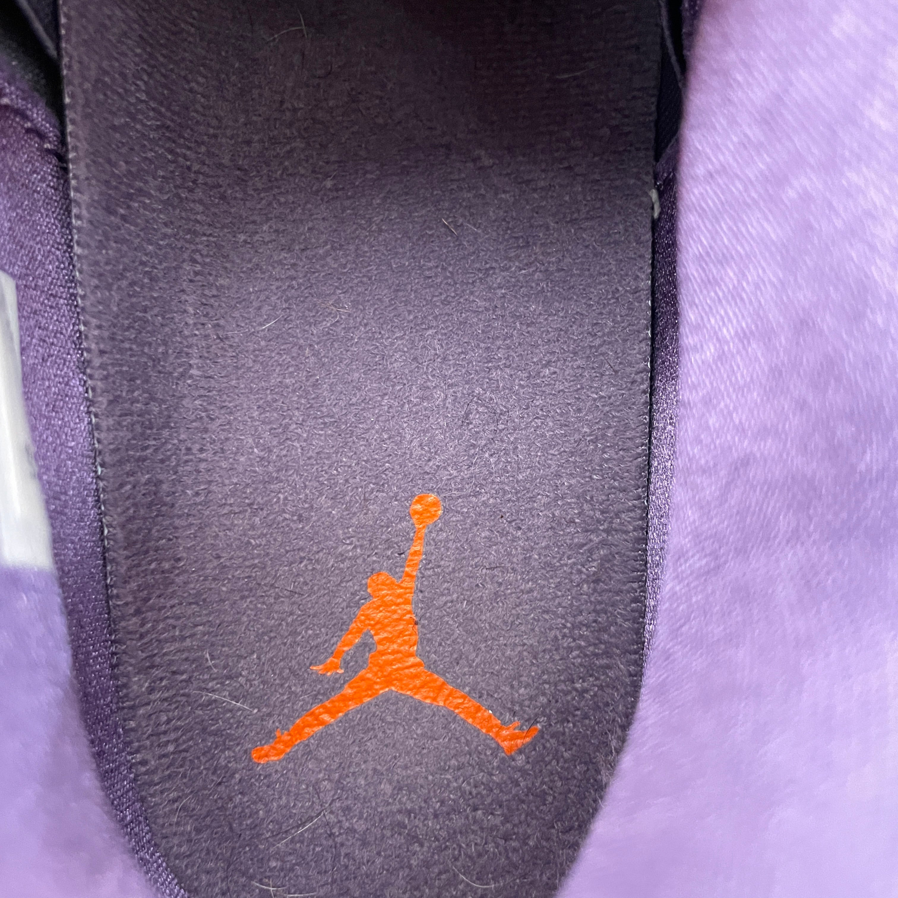 JORDAN BRAND/Low-Sneakers/US 11/Suede/PPL/AIR JORDAN 4 RETRO PURPLE view 3