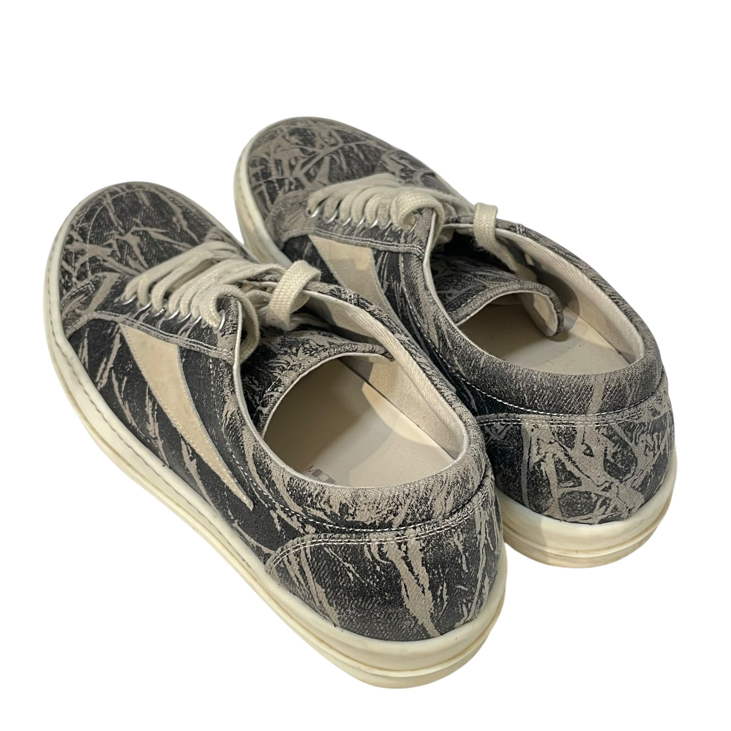 RICK OWENS DRKSHDW/Low-Sneakers/EU 43/All Over Print/GRY/Vintage Wash view 2