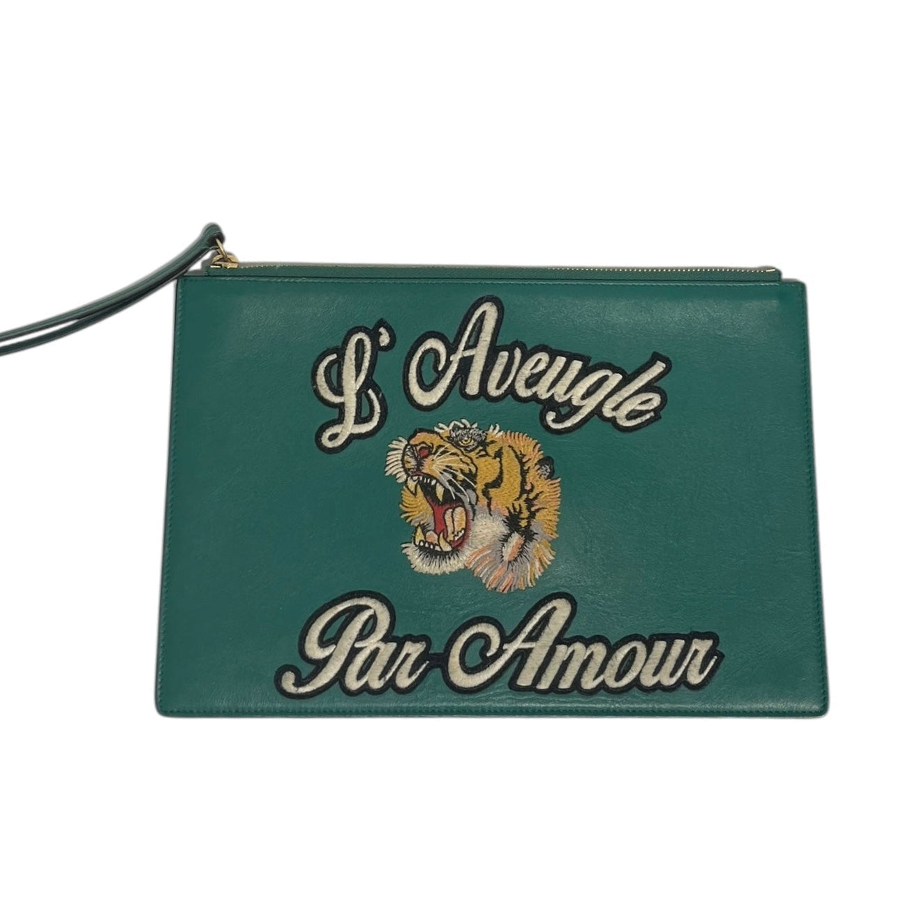 GUCCI/Clutch Bag/Leather/GRN/L'aVEUGLE-EID-7JYY8VQ view 1