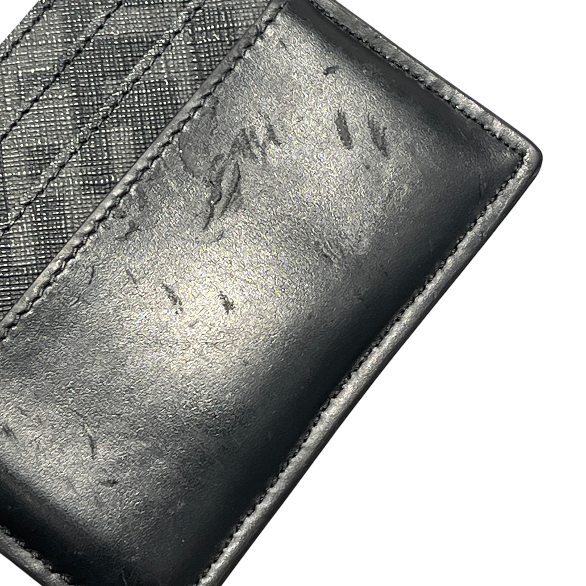 FENDI/Wallet/Monogram/Leather/BLK/Printed SLV/BLK Card Holder view 9