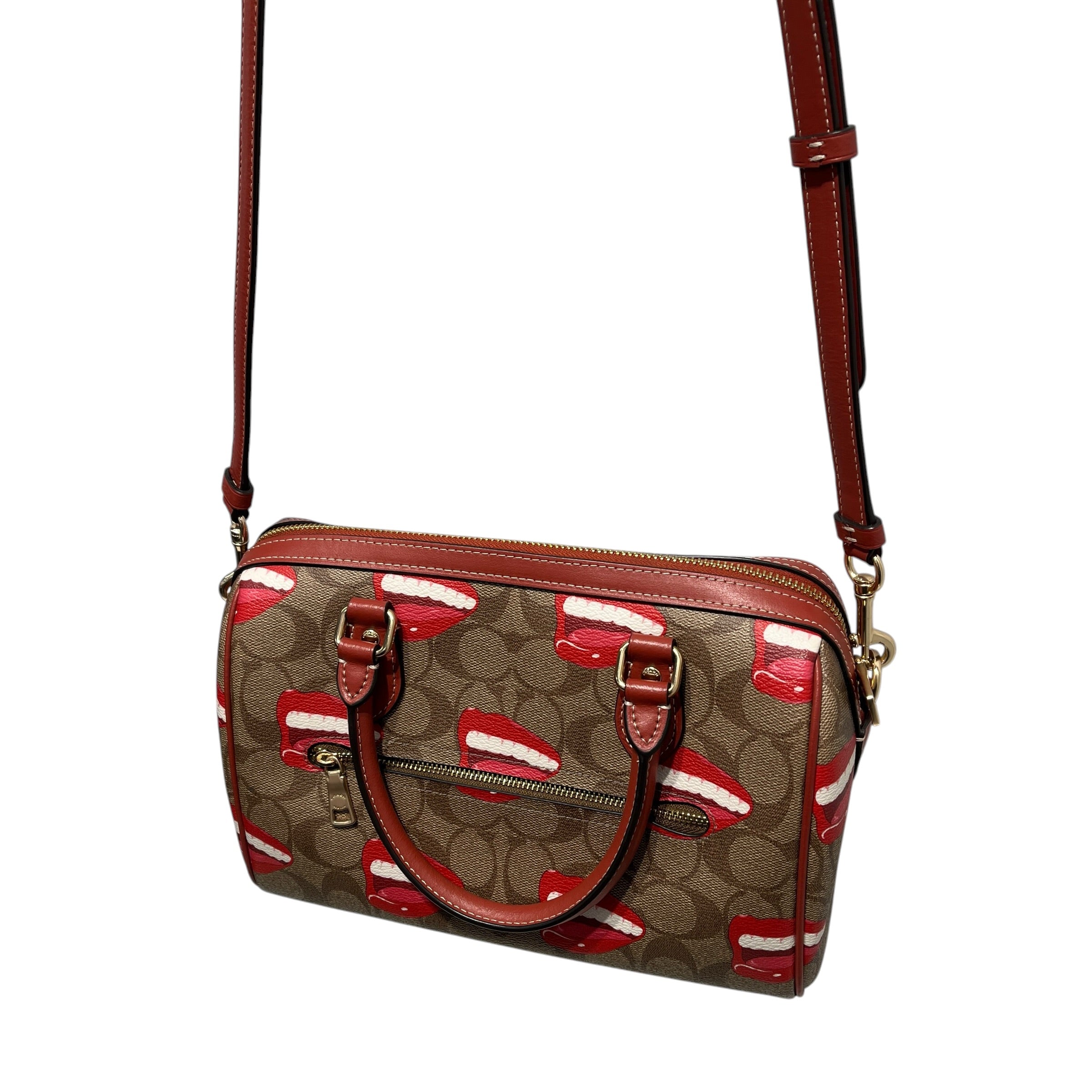 COACH/Bag/All Over Print/Leather/BRW/SATCHEL MOUTH PRINT view 21