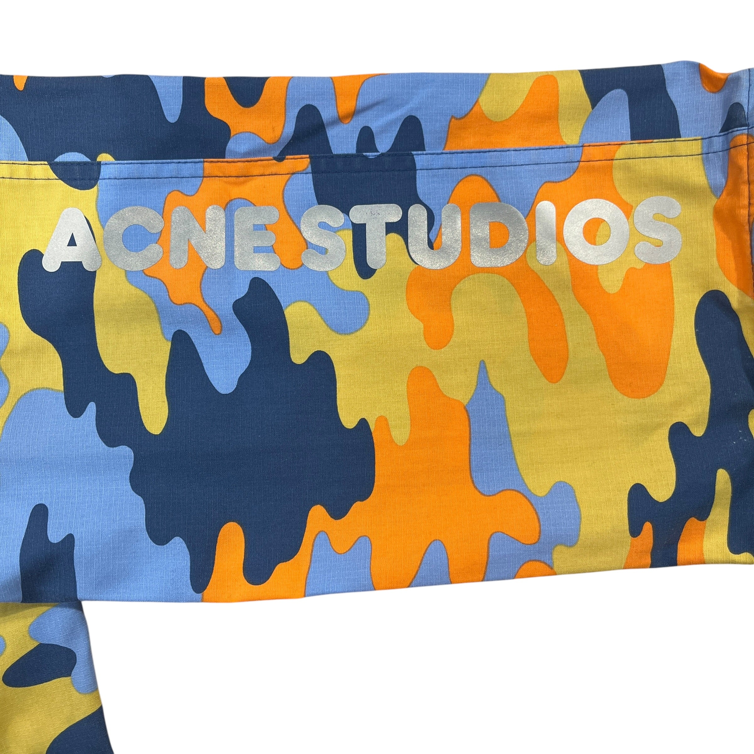 FJALL RAVEN/Acne Studios/Straight Pants/48/Cotton/BLU/Camouflage/ view 4