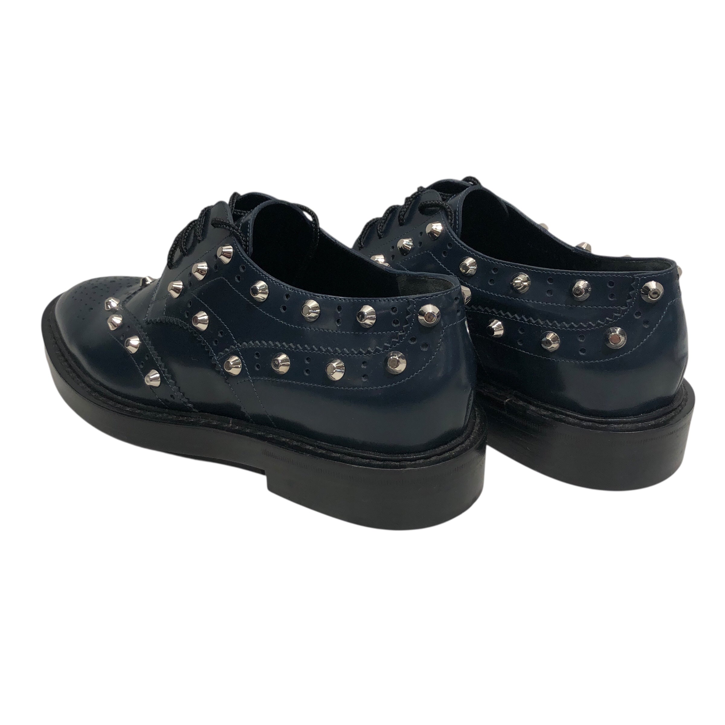 BALENCIAGA/Loafers/EU 40/Leather/BLU/ view 2