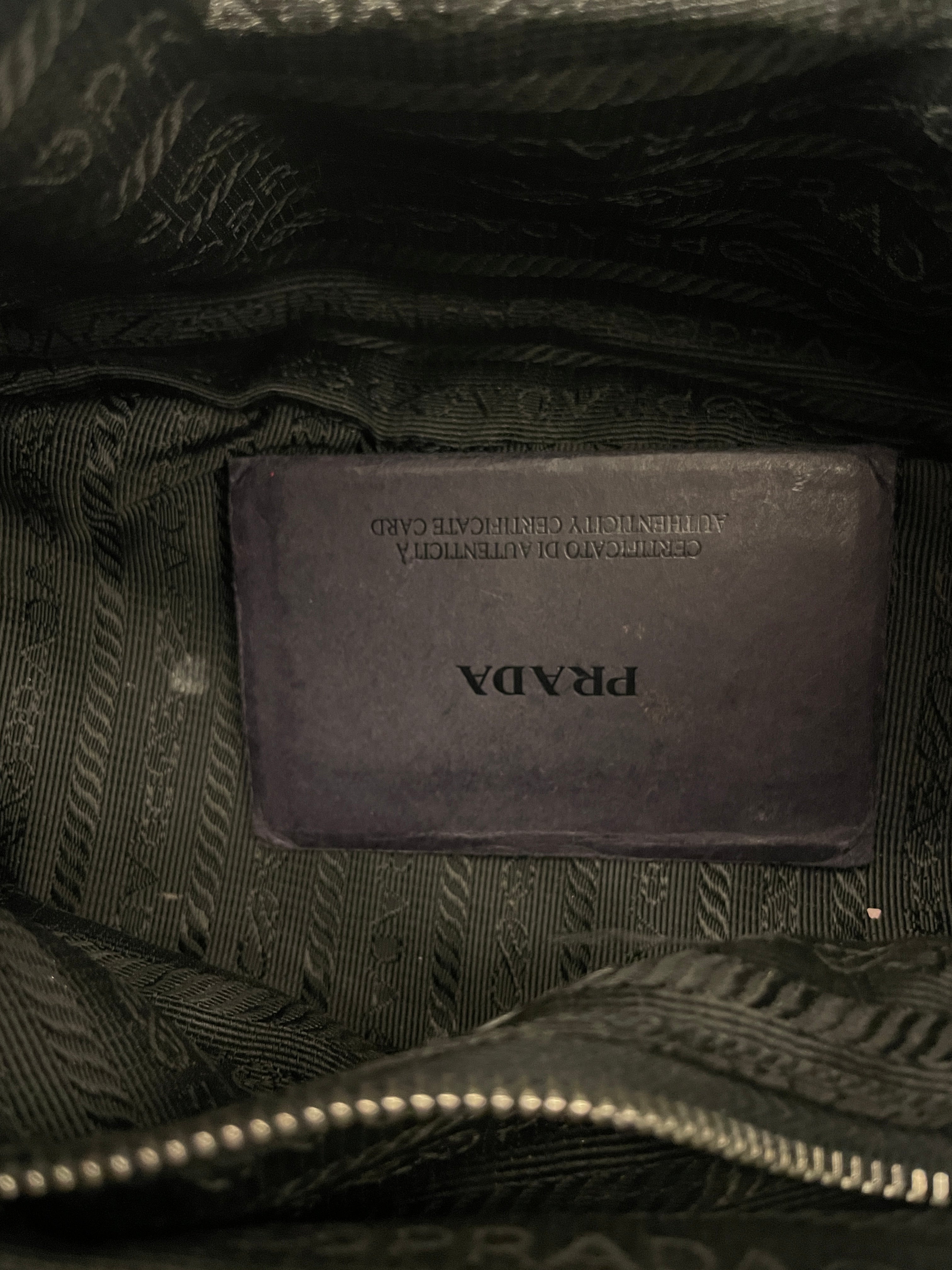 PRADA/Hand Bag/Nylon/BLK/Leather corner patches view 5