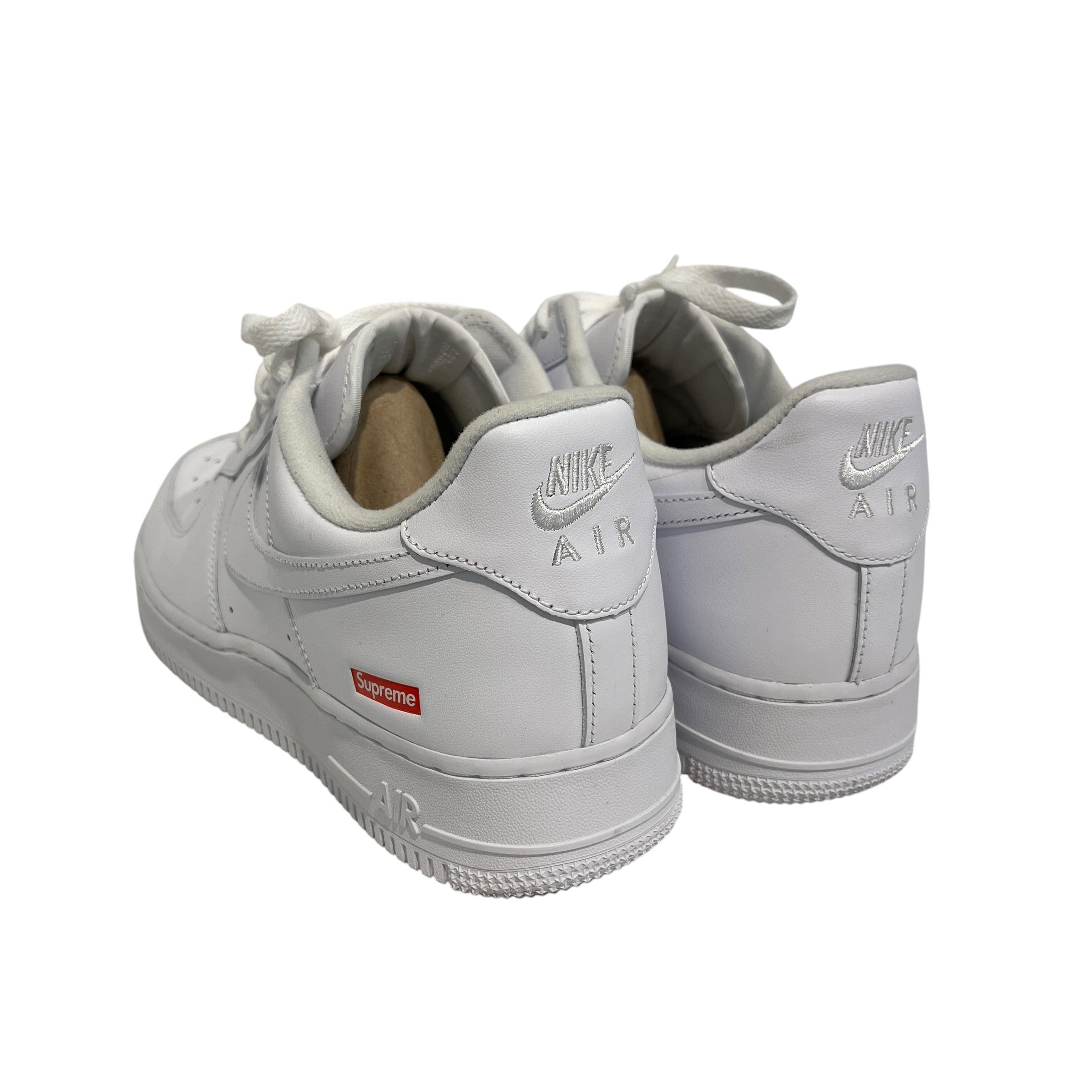 NIKE/Supreme/Low-Sneakers/US 10.5/Leather/WHT/Red BOGO view 2