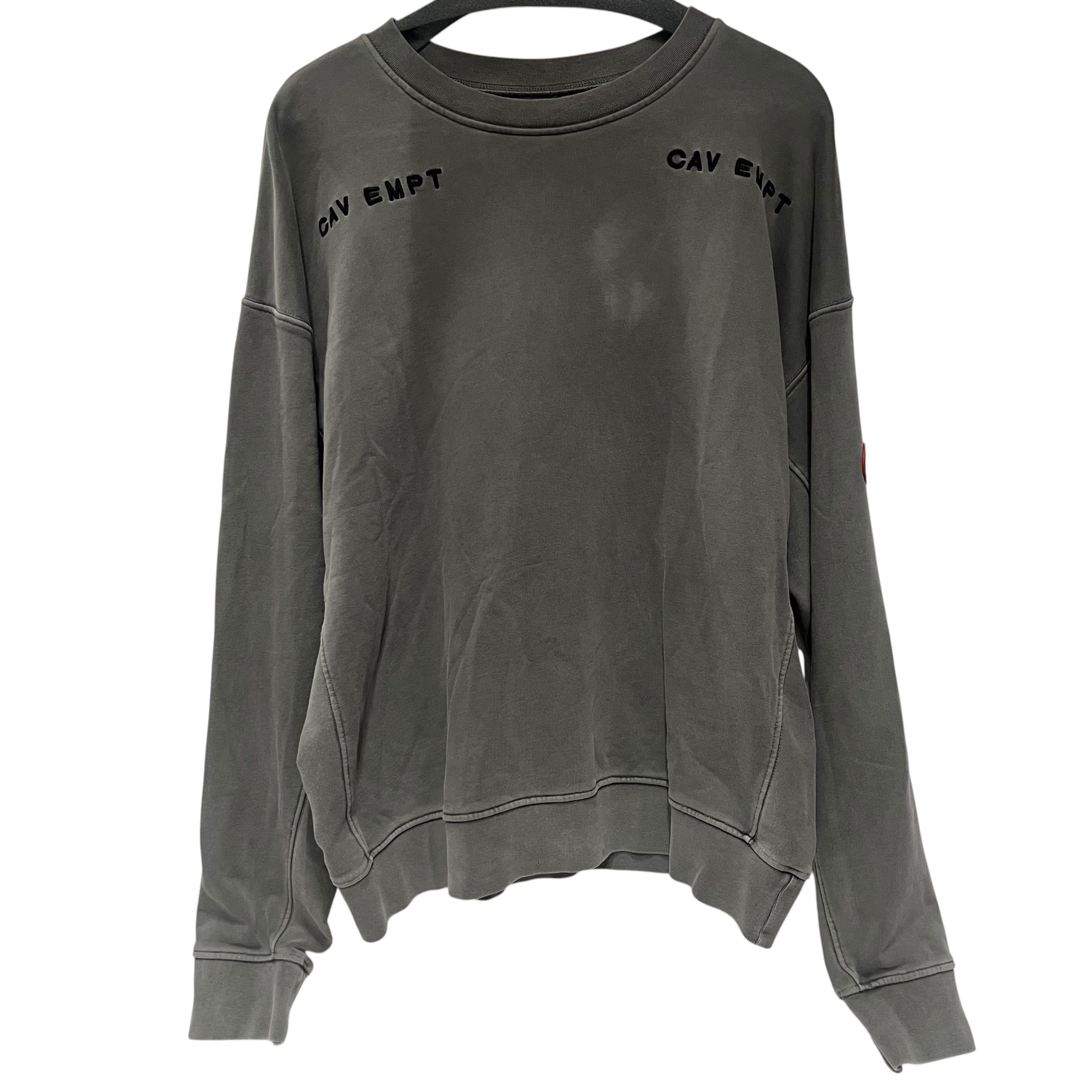 C.E(CAV EMPT)/Sweatshirt/L/Cotton/GRY/ view 1