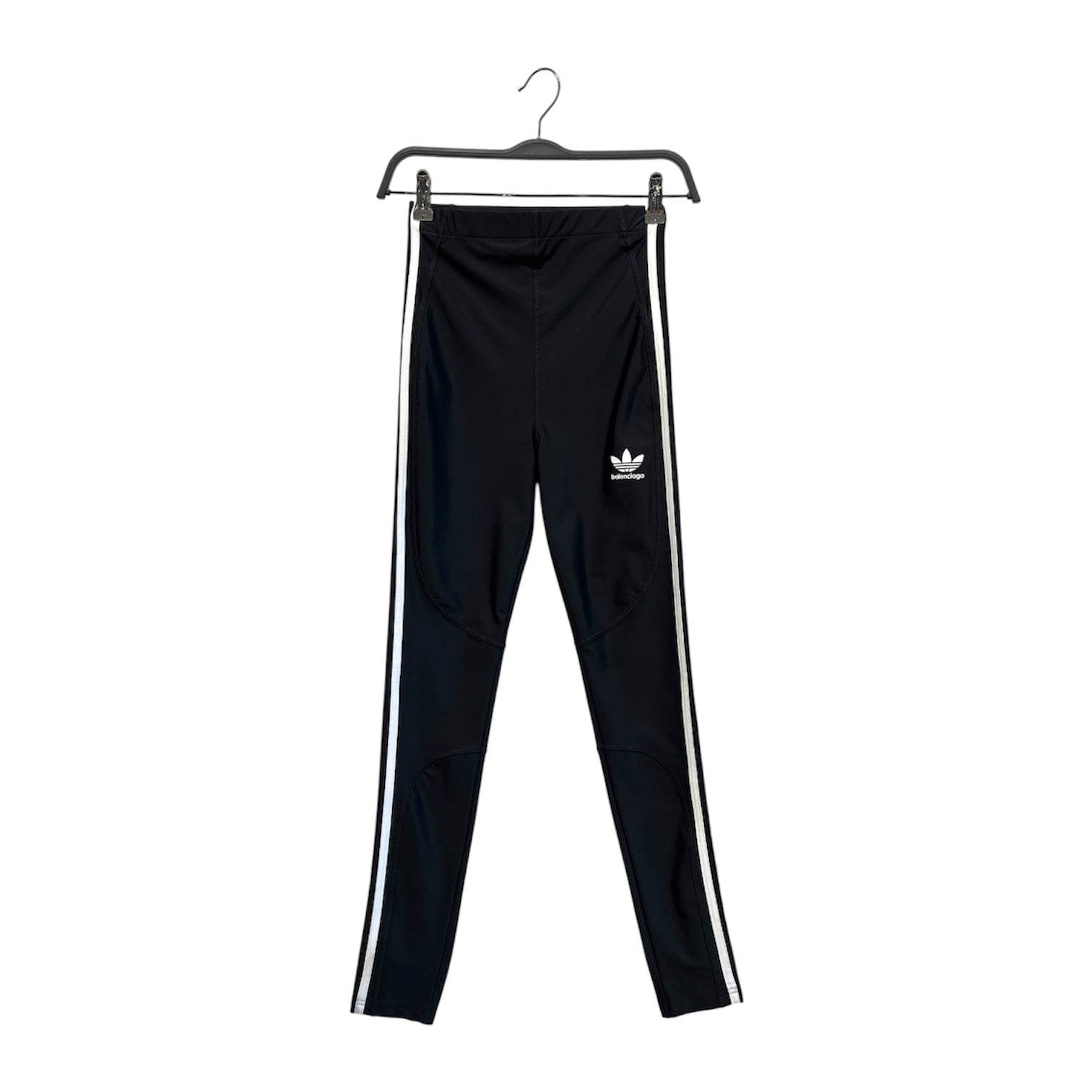 BALENCIAGA/adidas/Bottoms/34/Nylon/BLK/leggings/track leggings view 1