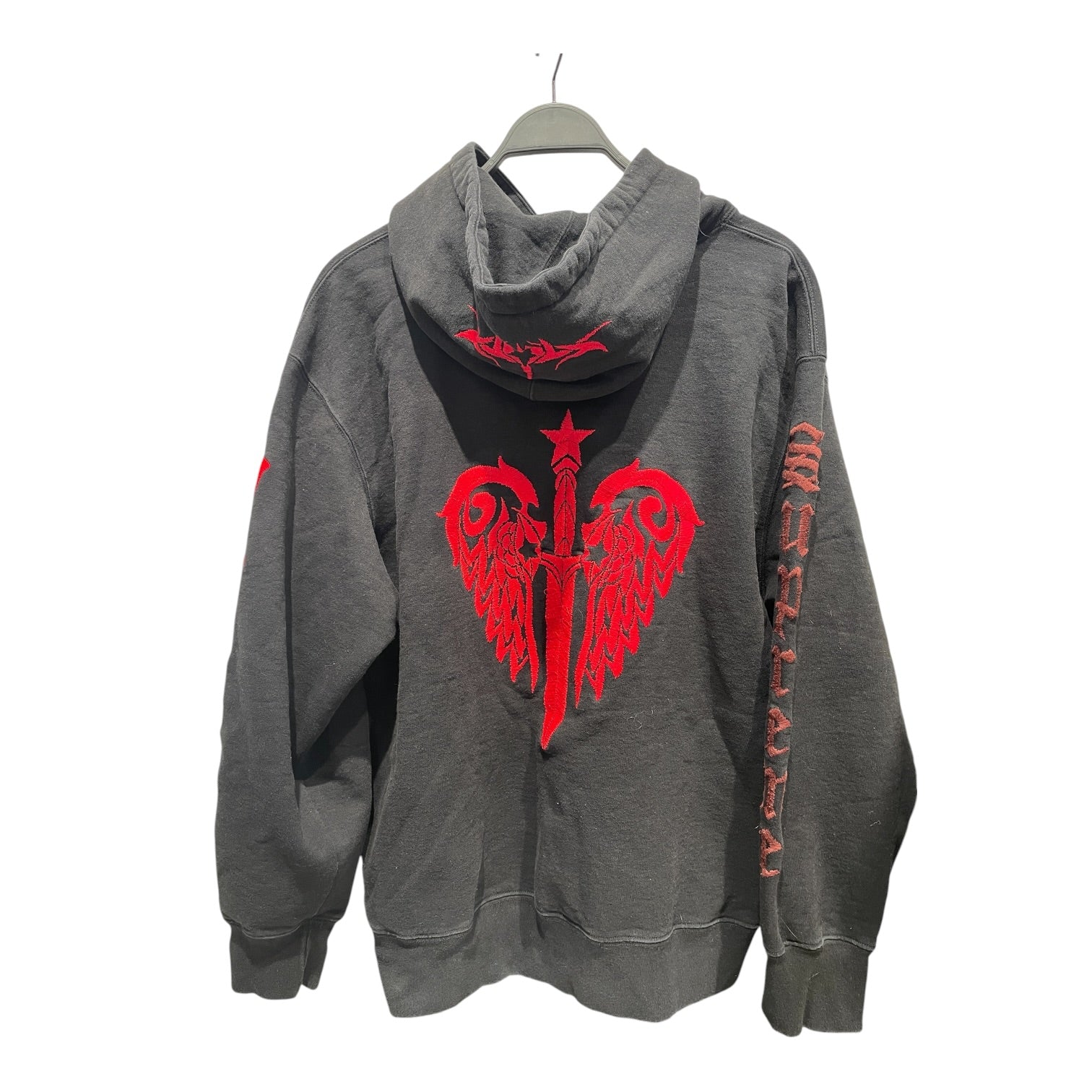 Supreme/Hoodie/L/Cotton/BLK/GREAT WALL OF CHINA view 2