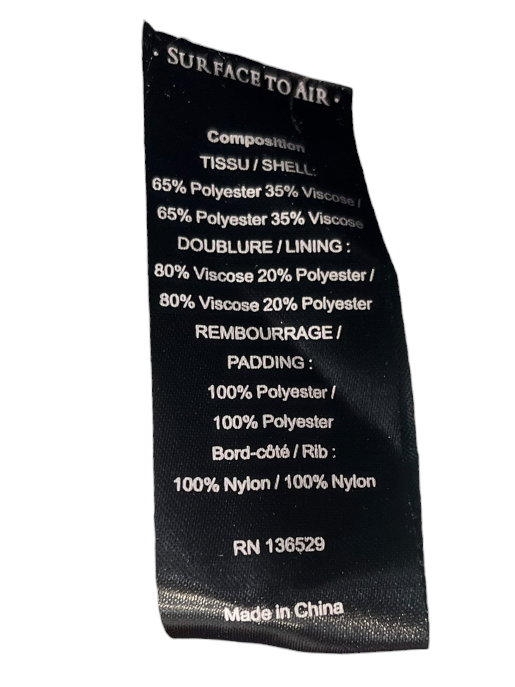 Surface to Air/Flight Jkt/M/Polyester/BLK/Single Breasted/Graphic/STRIPED-PAINT OVERLAY view 4