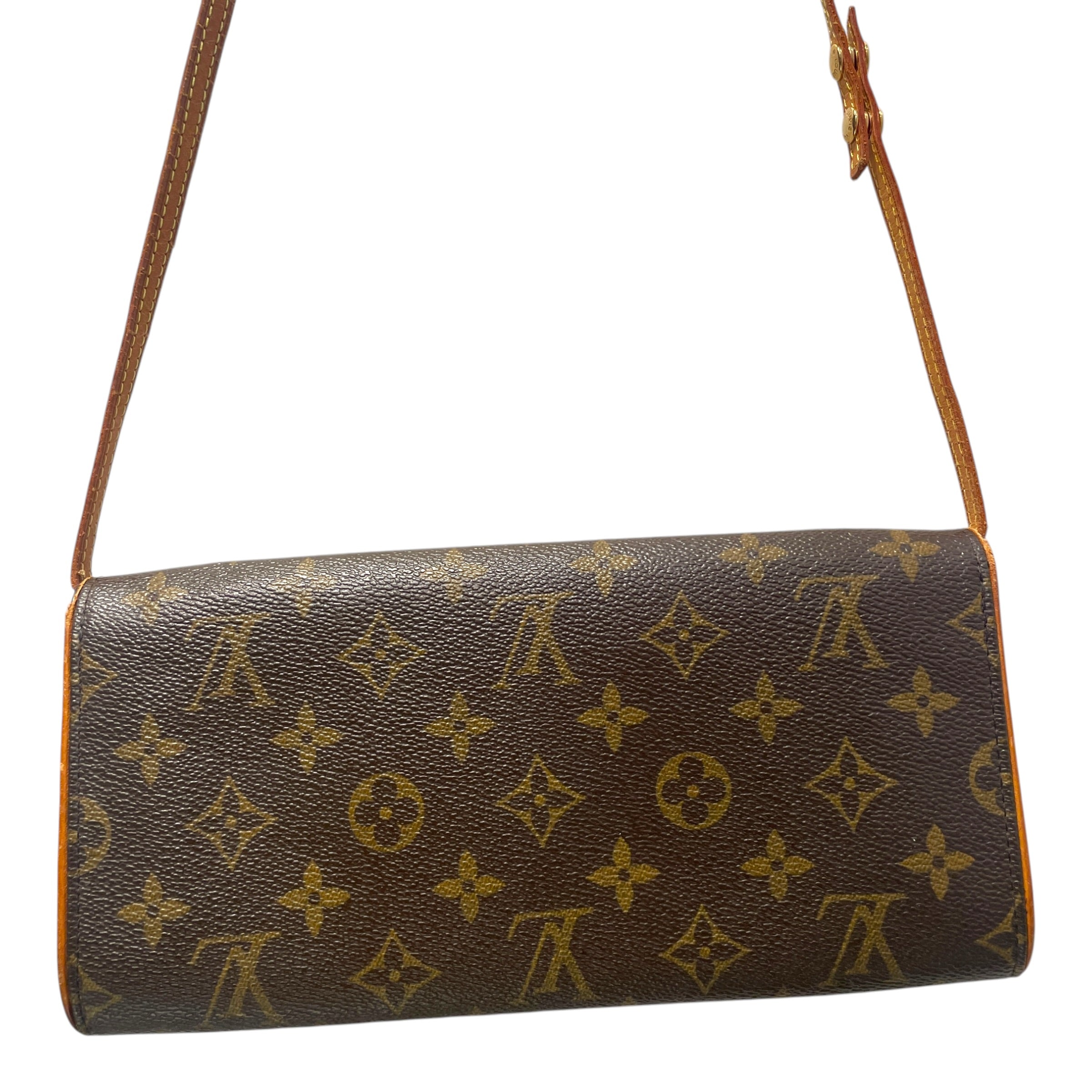 LOUIS VUITTON/Bag/Monogram/Leather/BRW/Pochette Twin DM view 5