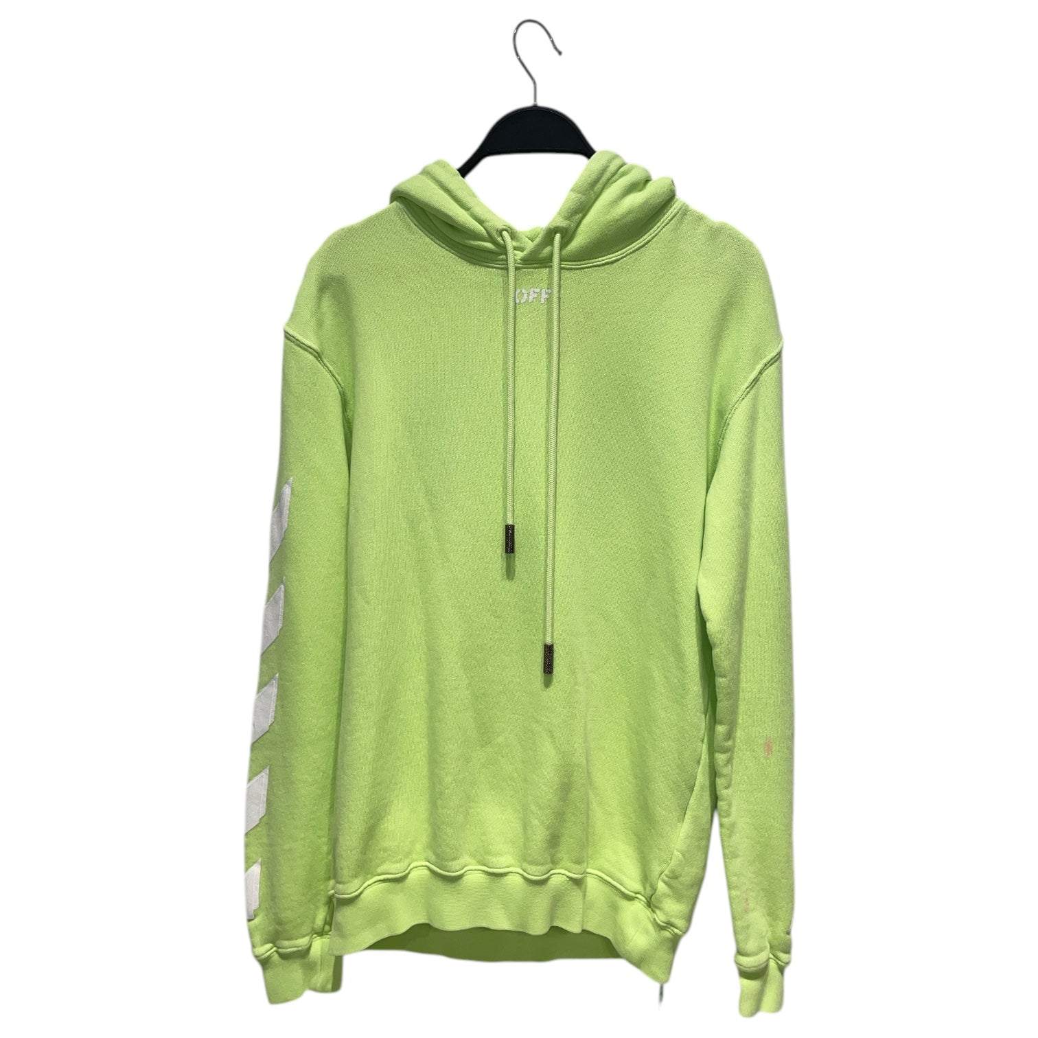 OFF-WHITE/Hoodie/XS/Graphic/Cotton/GRN/OWBB032S19D97083 view 1