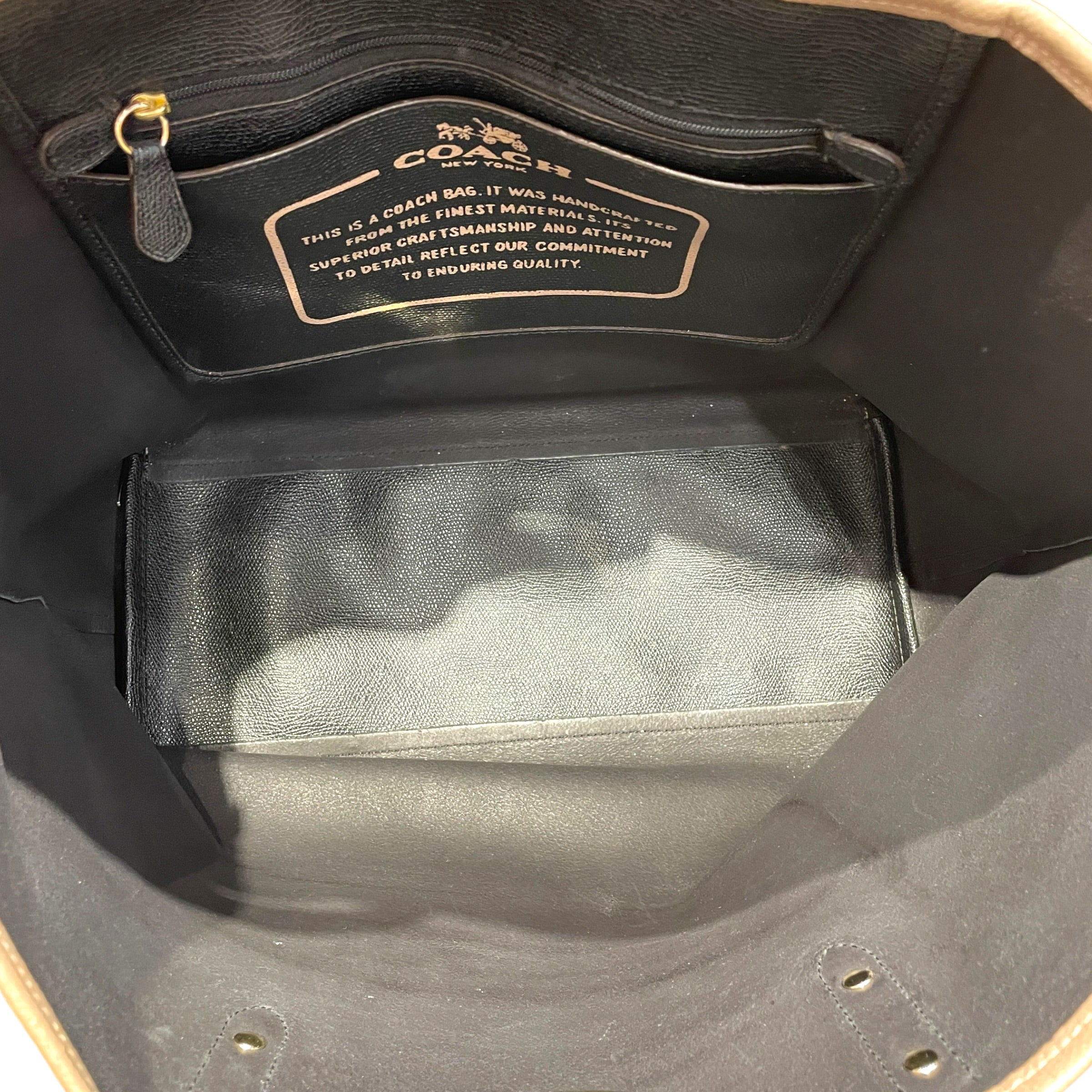 COACH/Tote Bag/Leather/BEG/City view 4