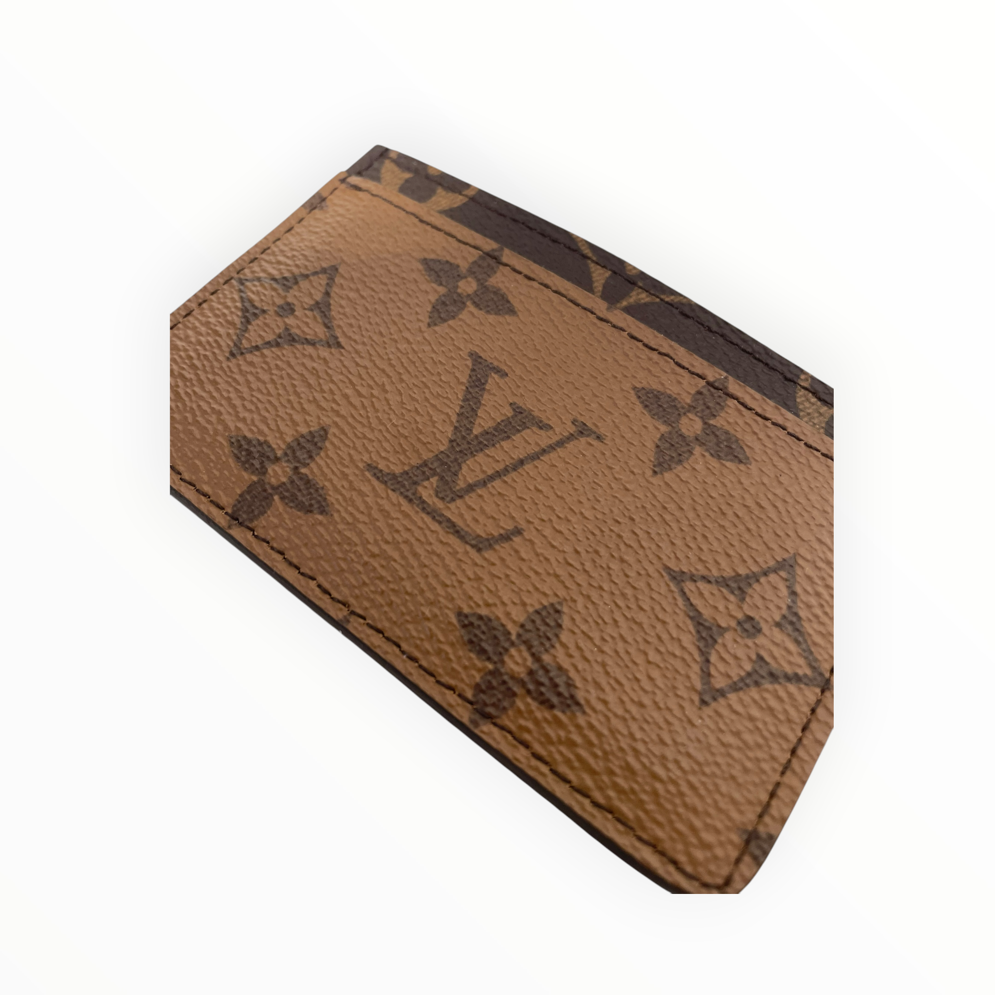 LOUIS VUITTON/Wallet/Monogram/Leather/BRW/L's/TWO TONE view 5