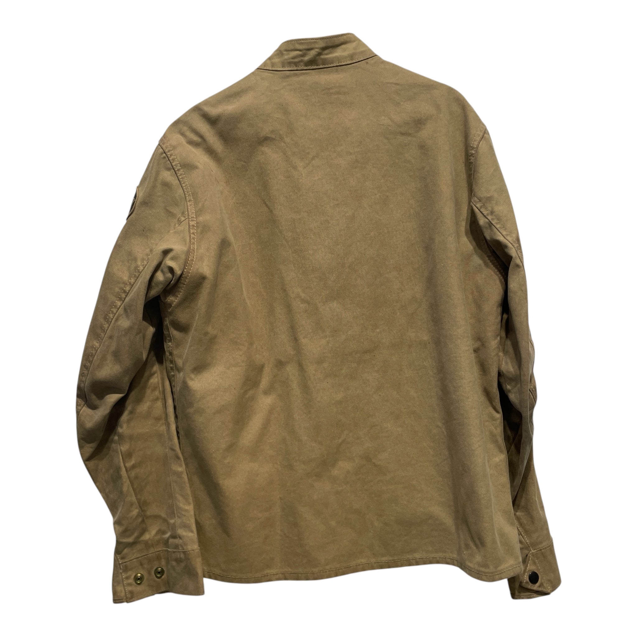 VANSON/Jacket/M/Cotton/BEG/field waxed motorcycle view 2