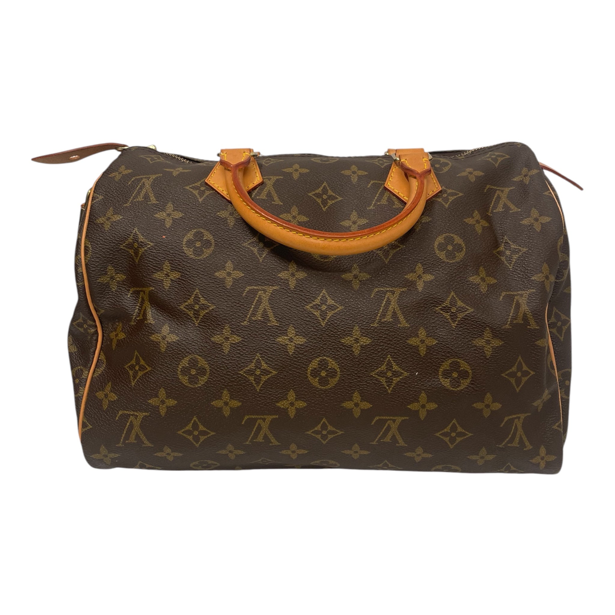 LOUIS VUITTON/Bag/Monogram/Leather/BRW/1992 Speedy VI 0942 view 2