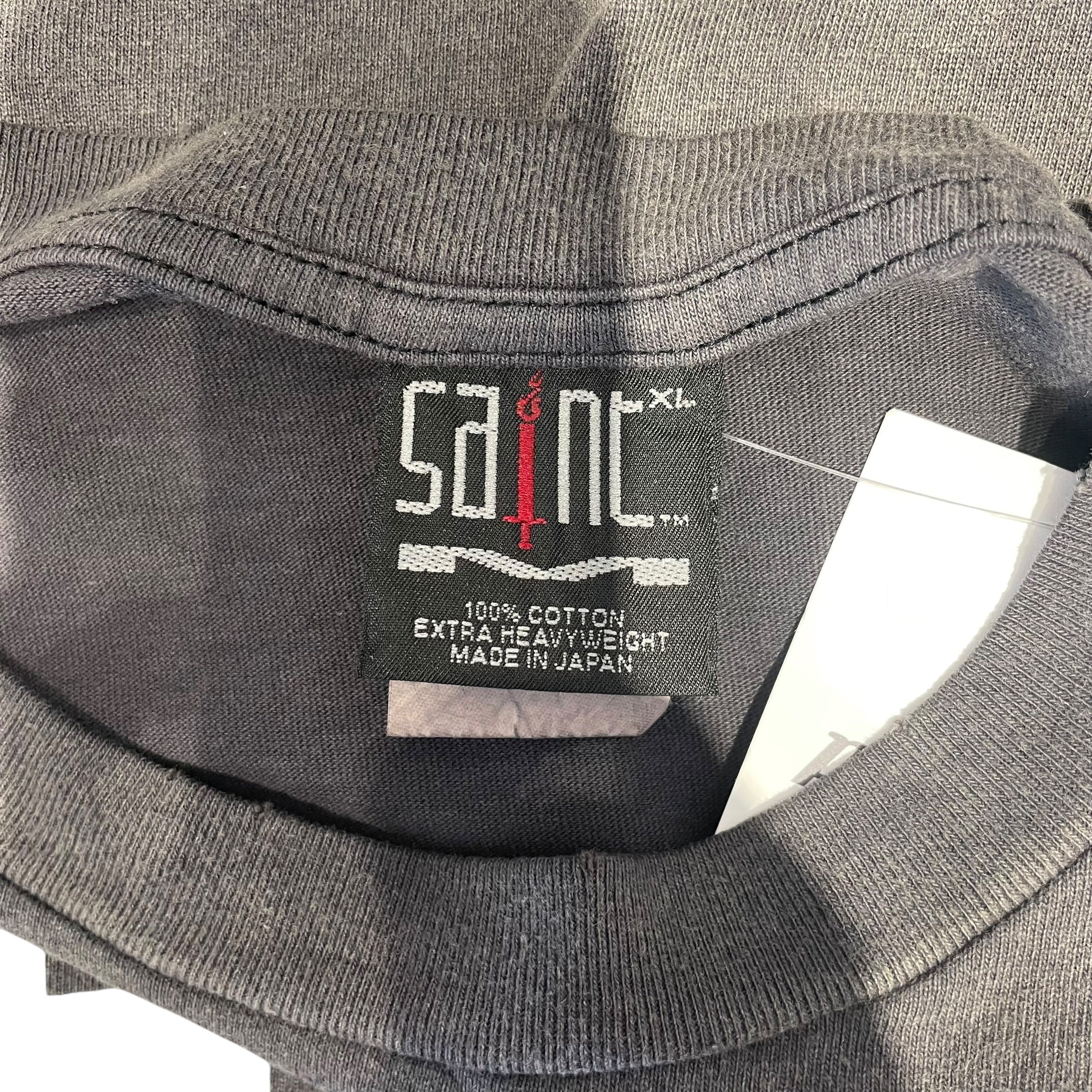 SAINT MICHAEL/T-Shirt/XL/Cotton/GRY/All Over Print/DEAD HEATHENS PRINT view 3