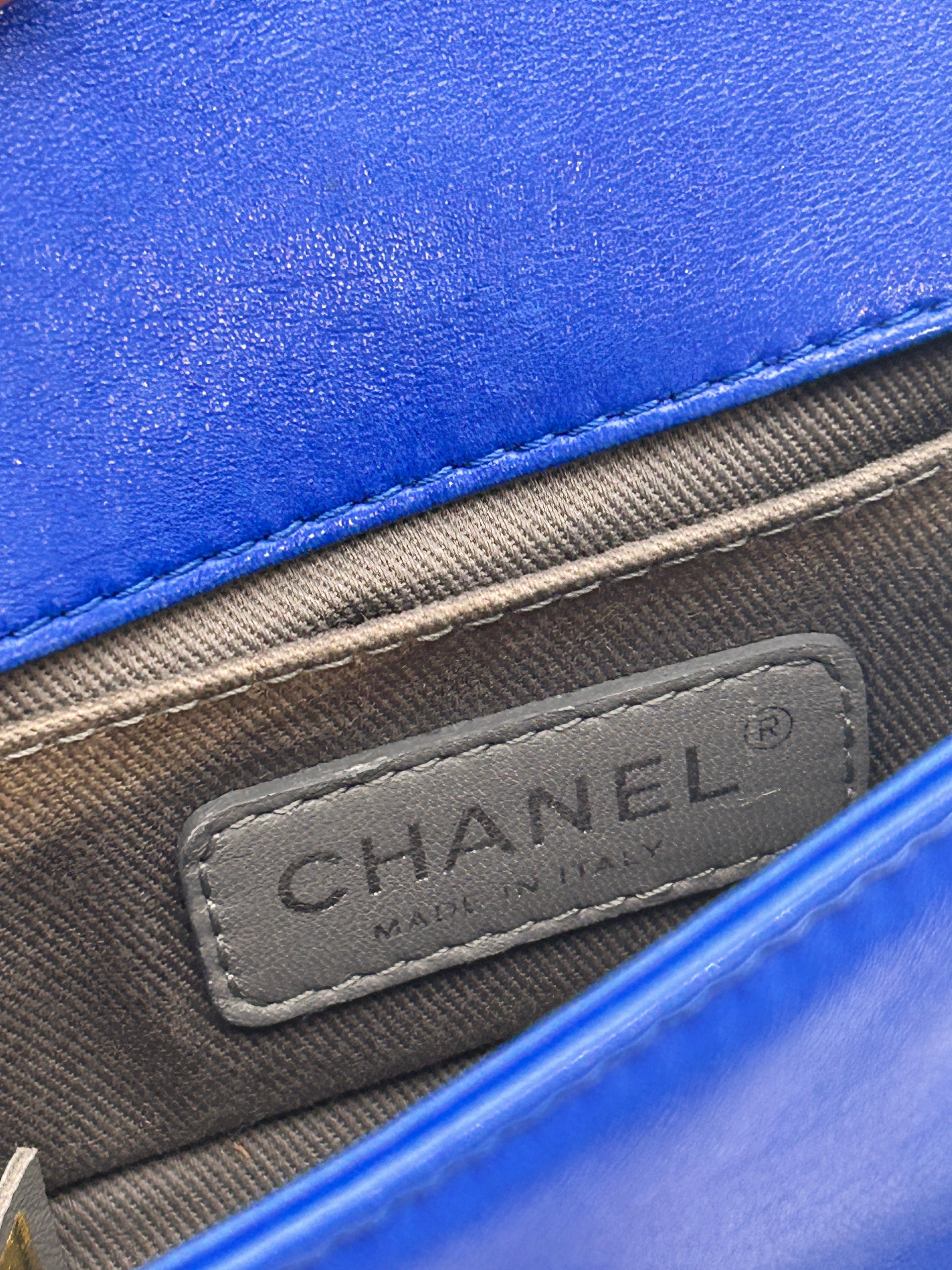 CHANEL/Bag/BLU/VELVET SMALL view 9
