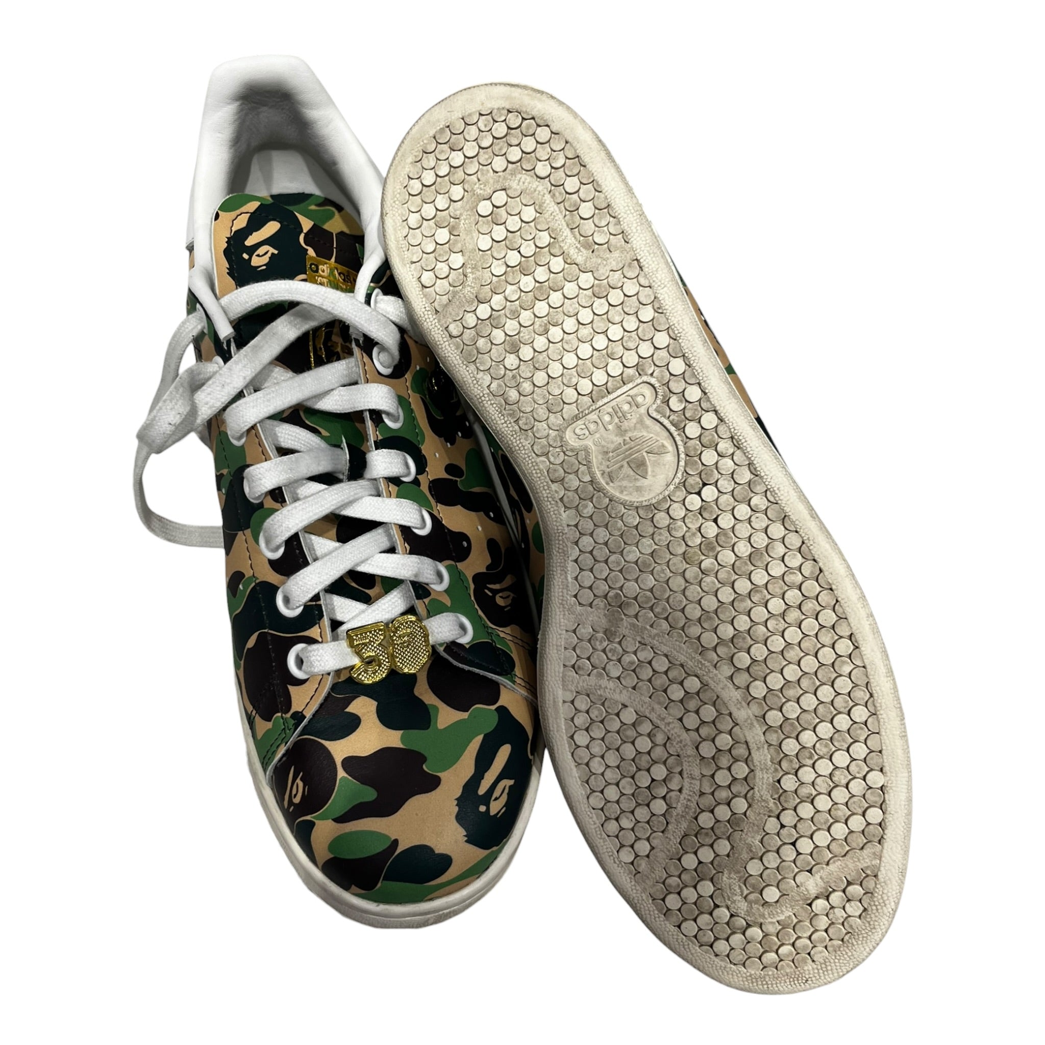 adidas/A BATHING APE/Low-Sneakers/US 10/Camouflage/GRN/ape 779001 view 4
