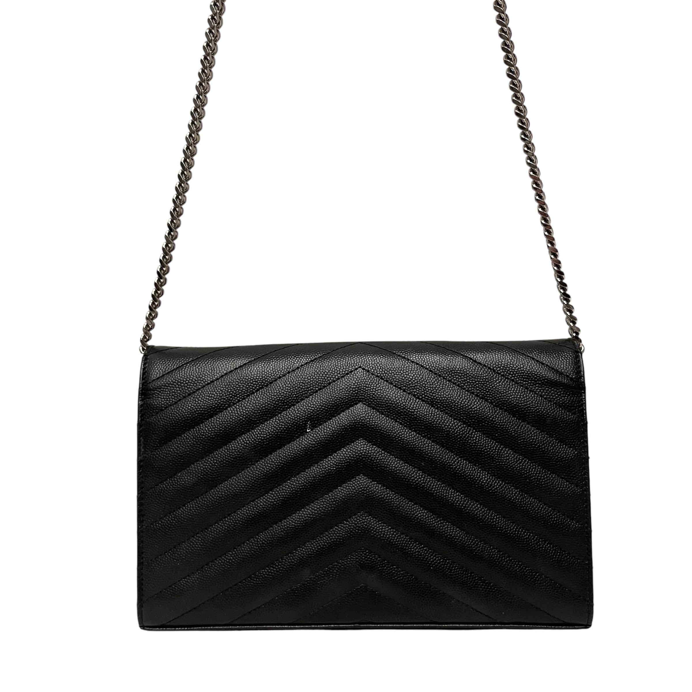SAINT LAURENT/Cross Body Bag/Leather/BLK/ view 3