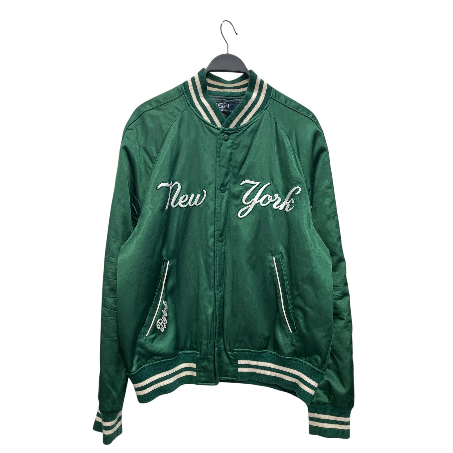POLO RALPH LAUREN/Jacket/XL/GRN/VARSITYJACKET view 1