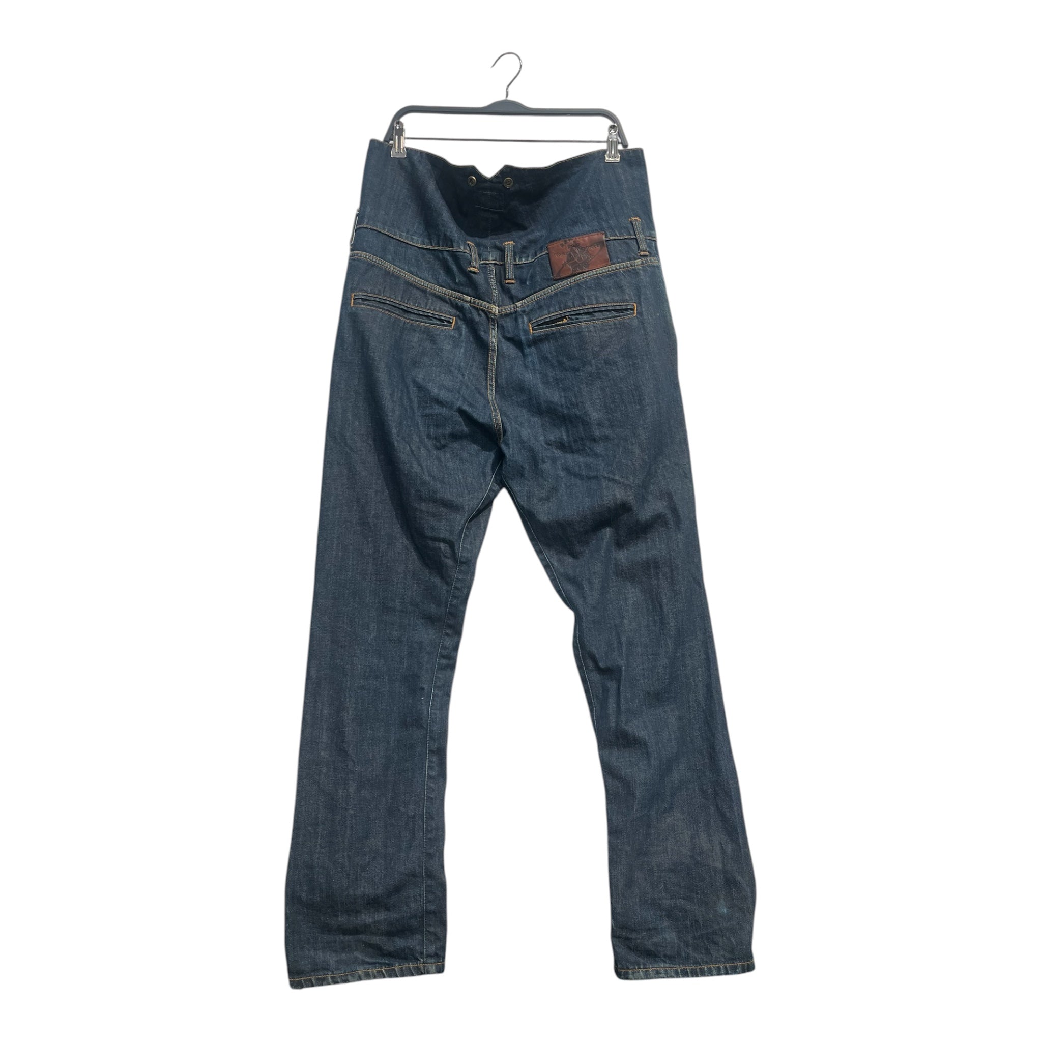 Vivienne Westwood/Levis CALIFORNIA/Pants/32/Cotton/NVY/HIGH RISE BUTOON WAIST view 2