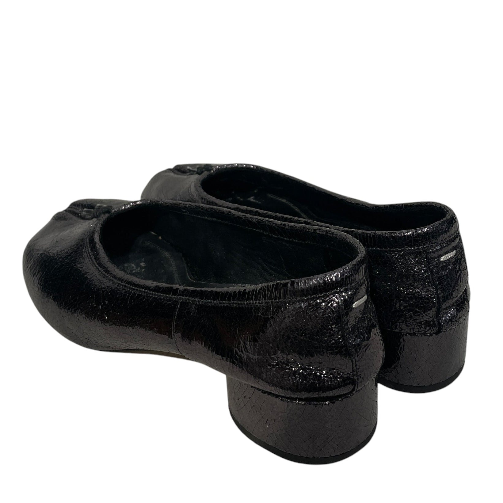 Maison Margiela/Heels/EU 39.5/Leather/BLK/BROKEN MIRROR view 2