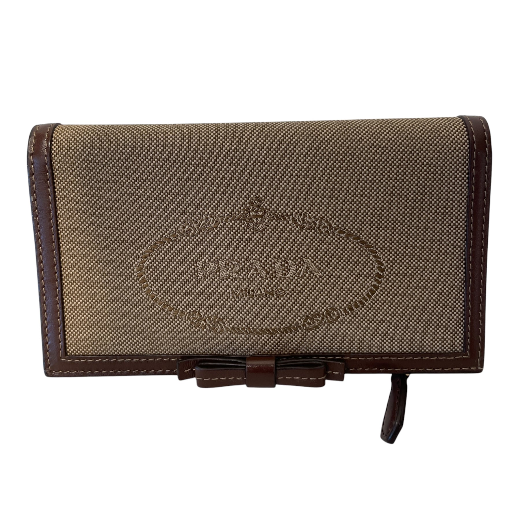 PRADA/Long Wallet/Cotton/BRW/JACQUARD – 2nd STREET USA