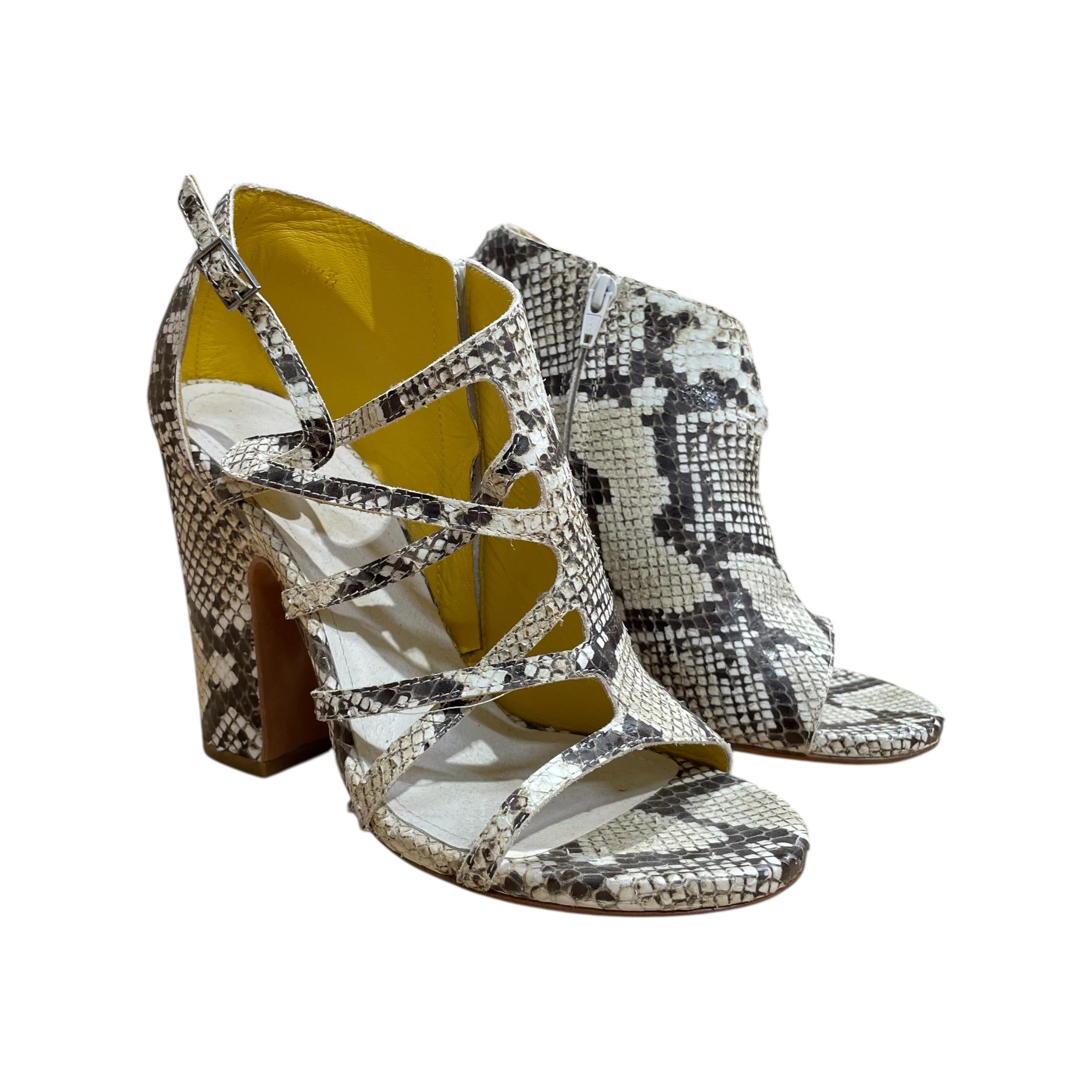 Maison Margiela/Heels/EU 37.5/Animal Pattern/MLT/SNAKESKIN HEEL view 1