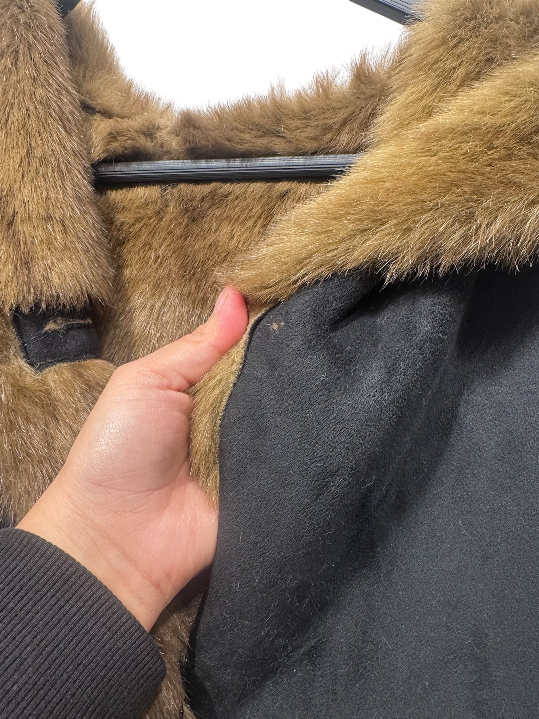 Denis Basso/Jacket/M/Fake Fur/BLK/ view 5