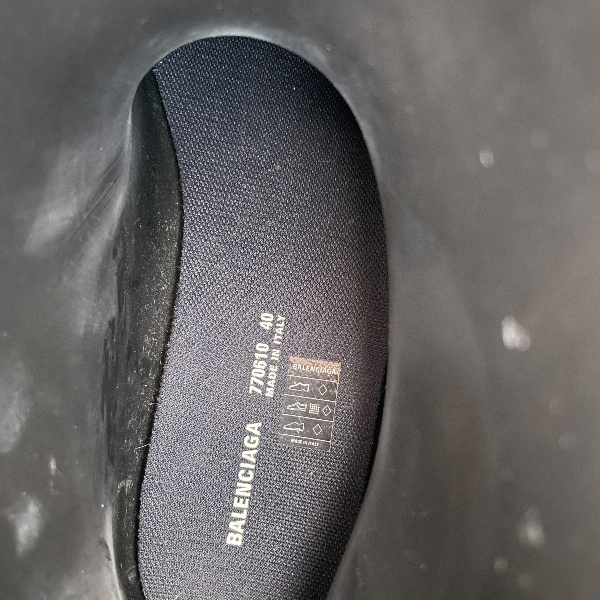 BALENCIAGA/Boots/EU 40/BLK/Steroid Rubber Boots view 5