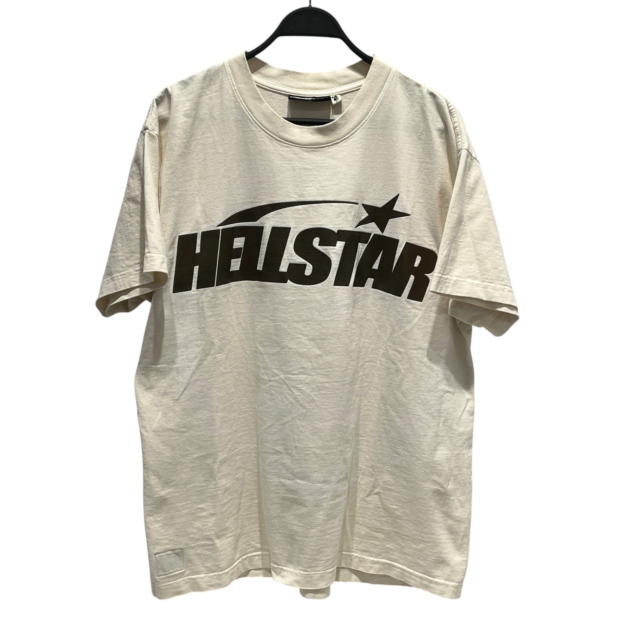 HELLSTAR/T-Shirt/L/Cotton/WHT/CLASSIC LOGO view 1