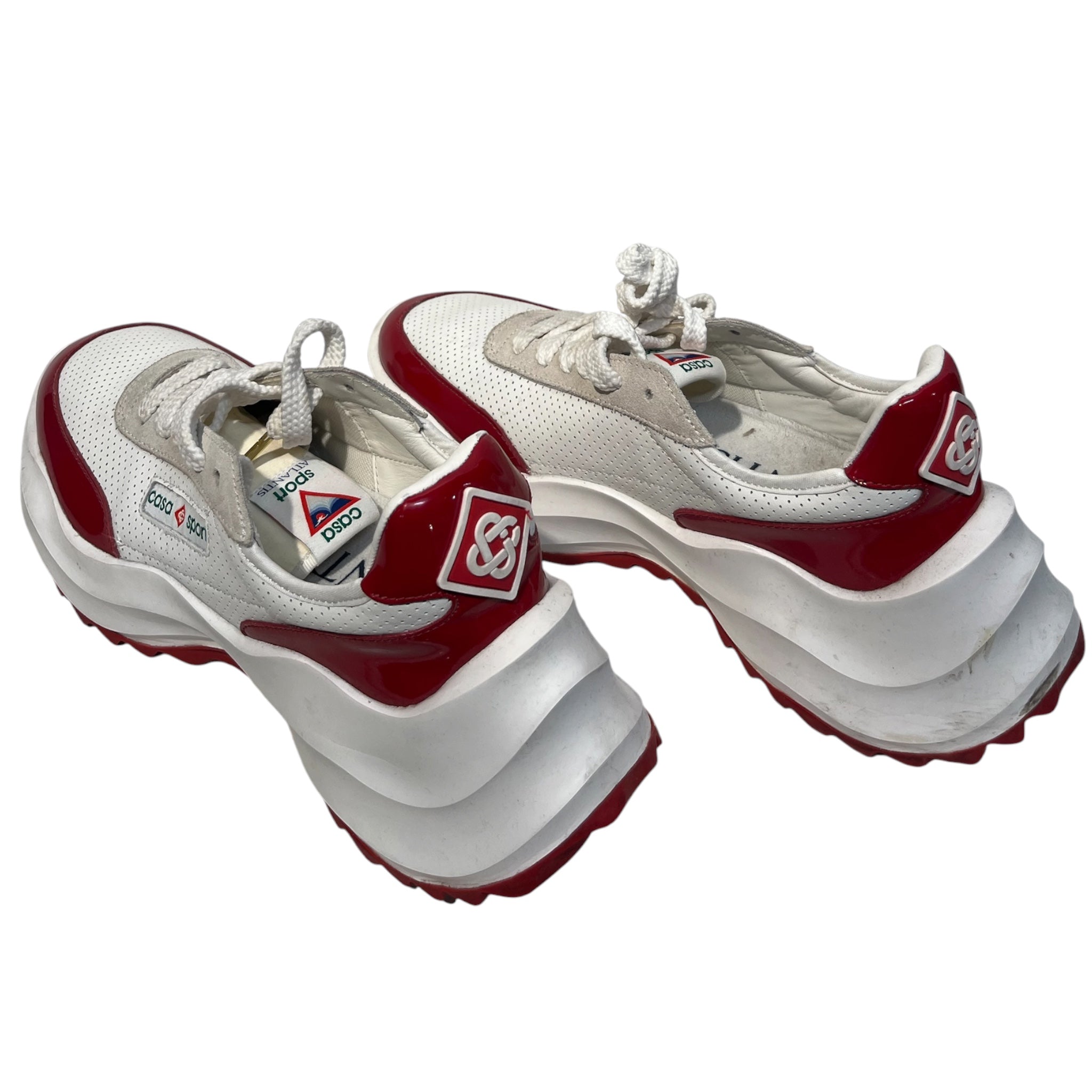 CASABLANCA/Low-Sneakers/US 9.5/Leather/RED/ATANTIS view 2