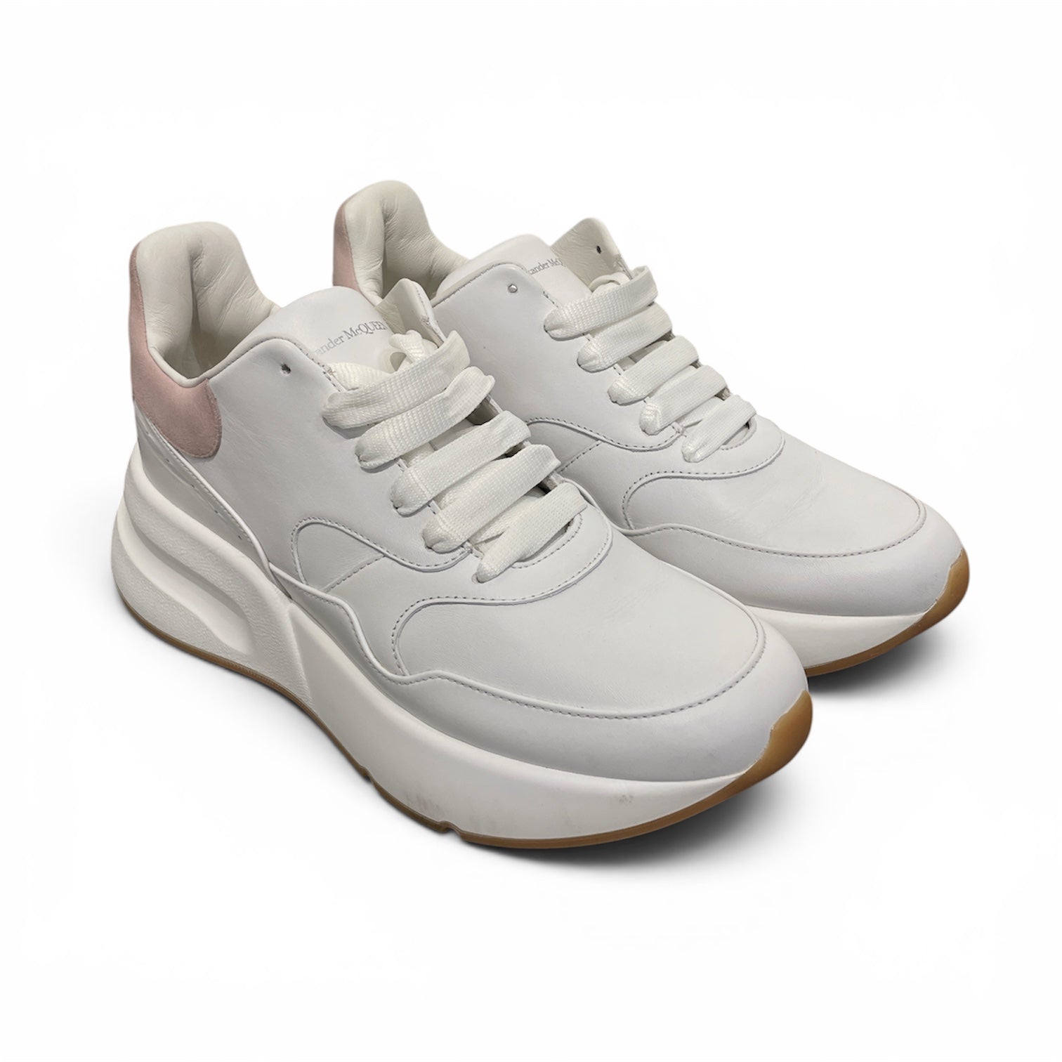 Alexander McQueen/Low-Sneakers/EU 38/Leather/WHT/ view 1