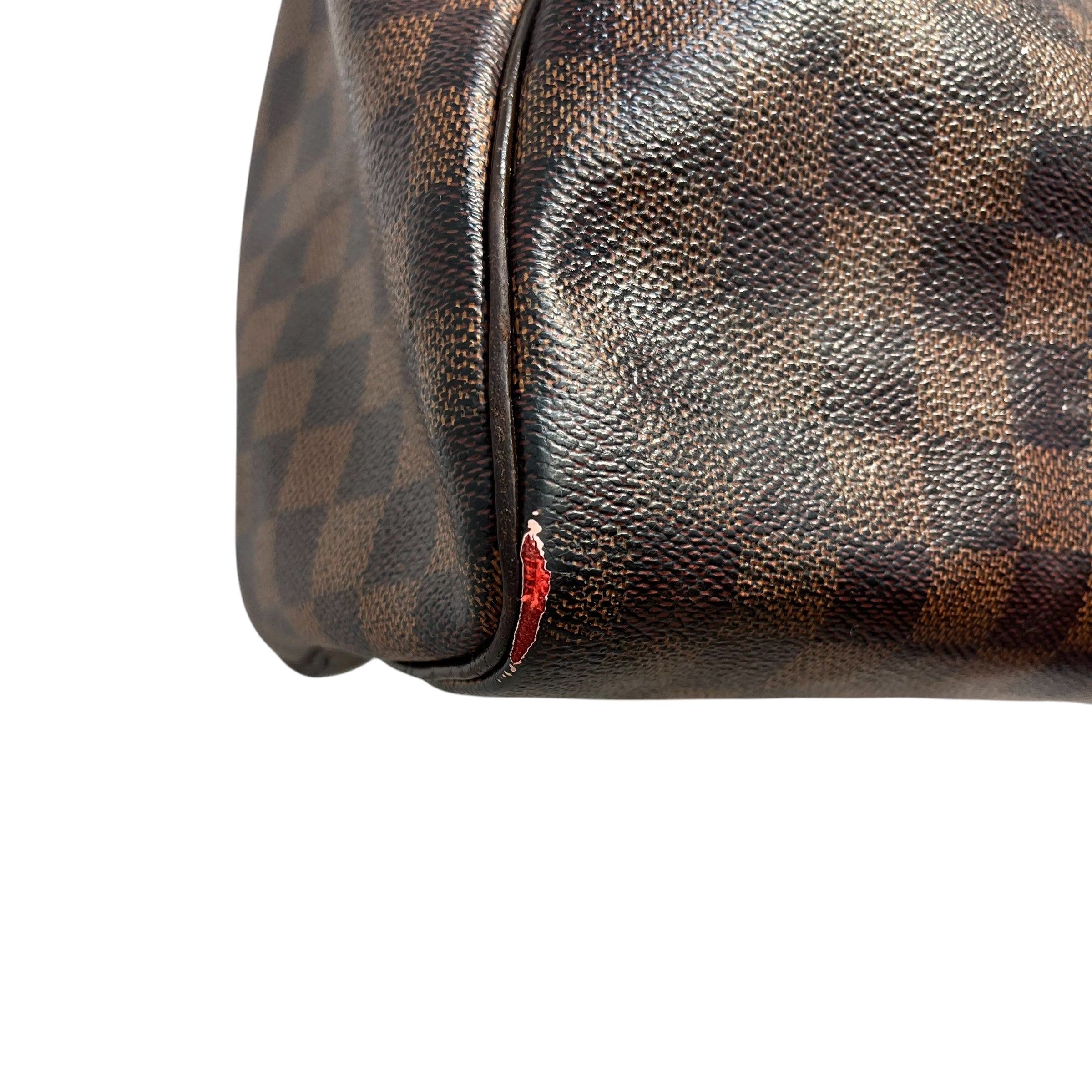 LOUIS VUITTON/Hand Bag/Monogram/Leather/BRW/SPEEDY DAMIER view 7