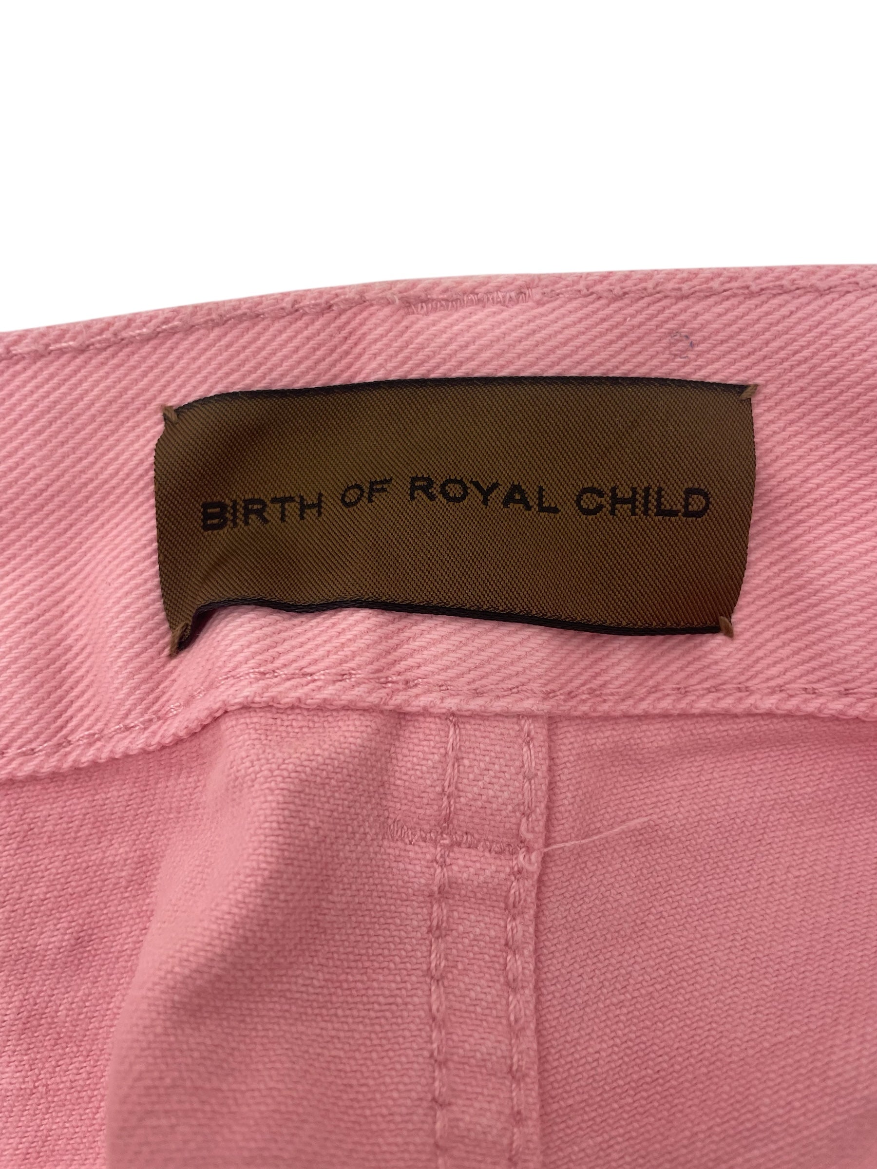 Birth Of Royal Child/Straight Pants/XL/Cotton/PNK/PNK ALL OVER DIAMONDS view 3