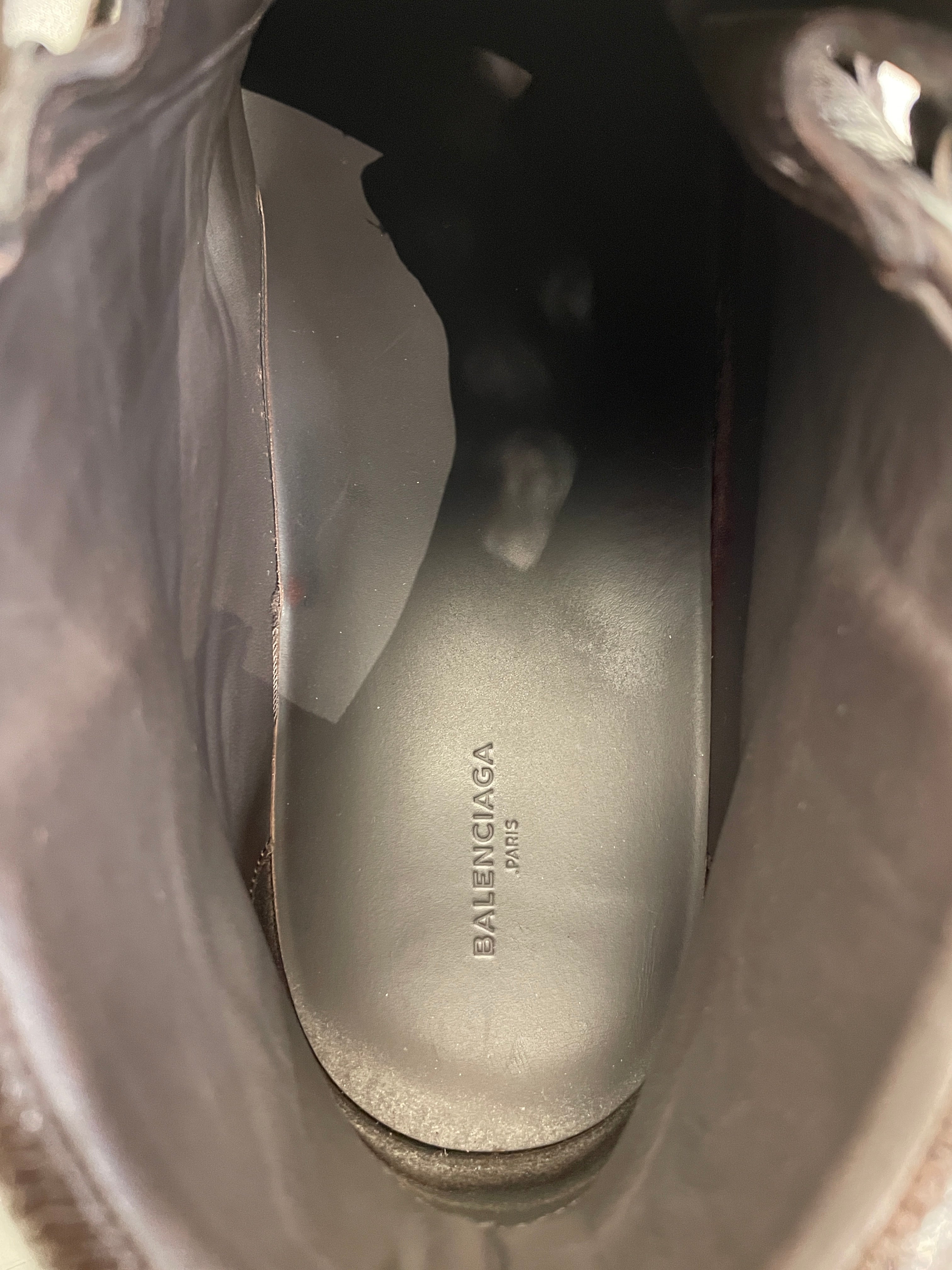 BALENCIAGA/Hi-Sneakers/EU 46/Leather/BRW/Arena High Top view 5