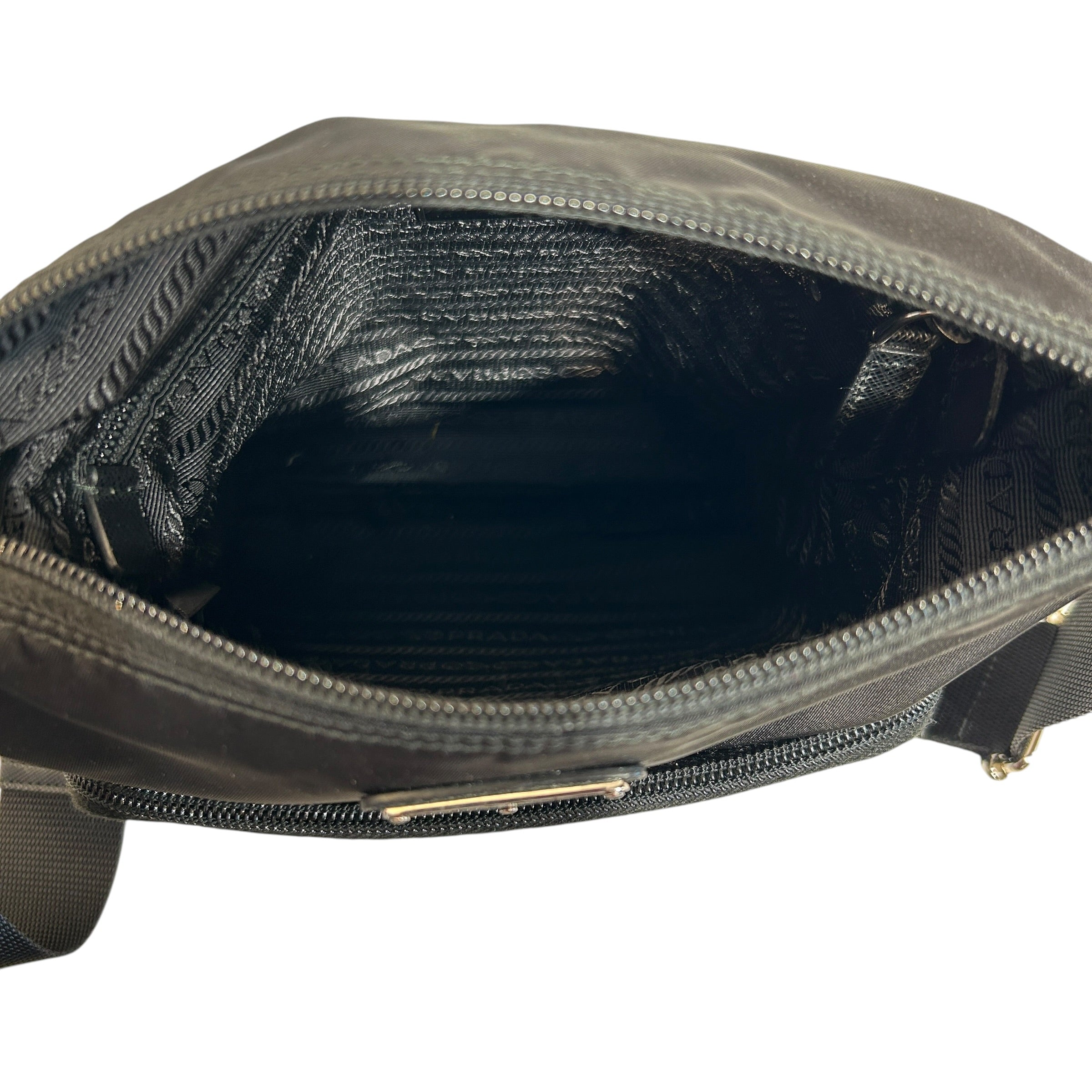 PRADA/Cross Body Bag/Nylon/BLK/TESSUTO SLING view 4