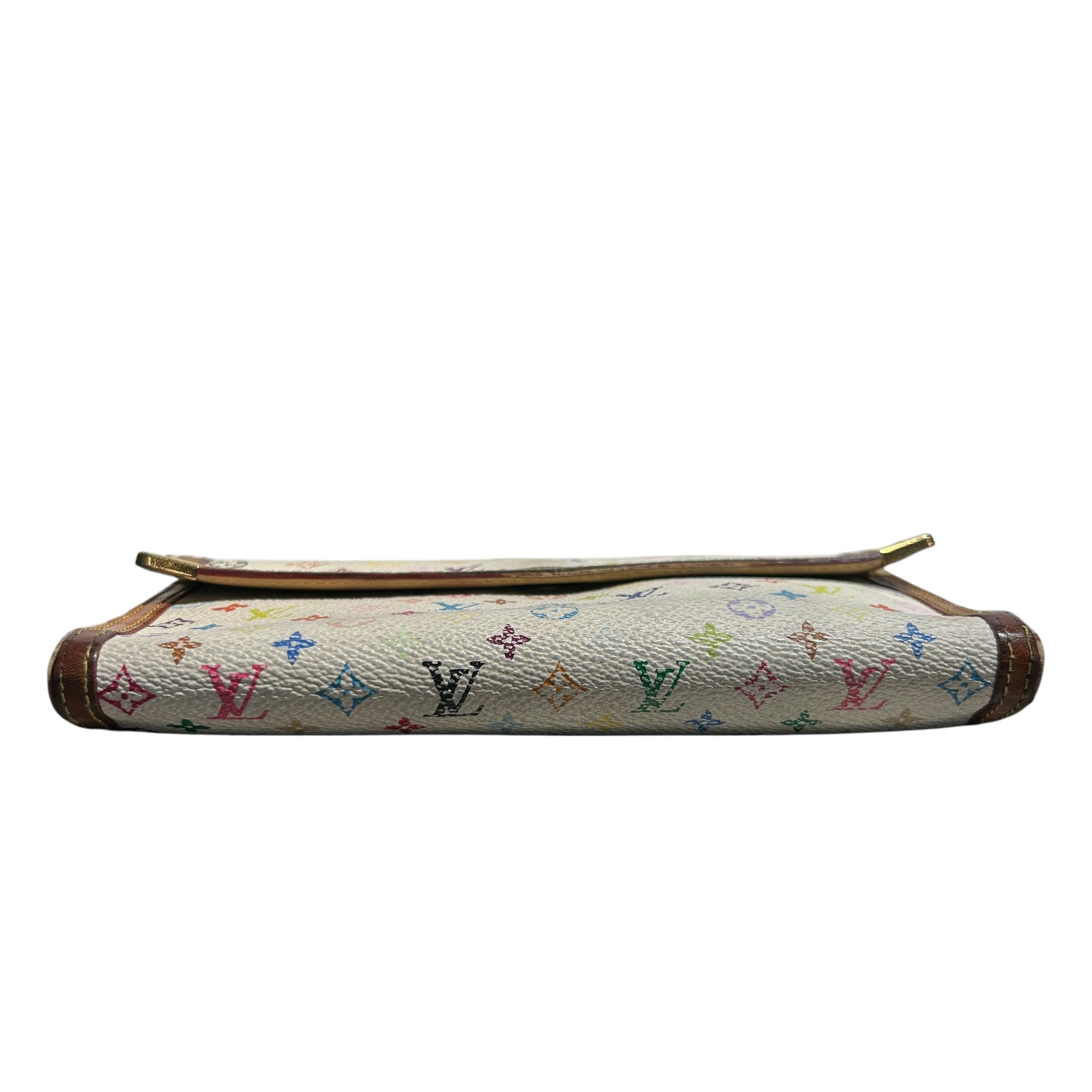 LOUIS VUITTON/Long Wallet/Monogram/MLT/Mulitcolor Canvas view 3