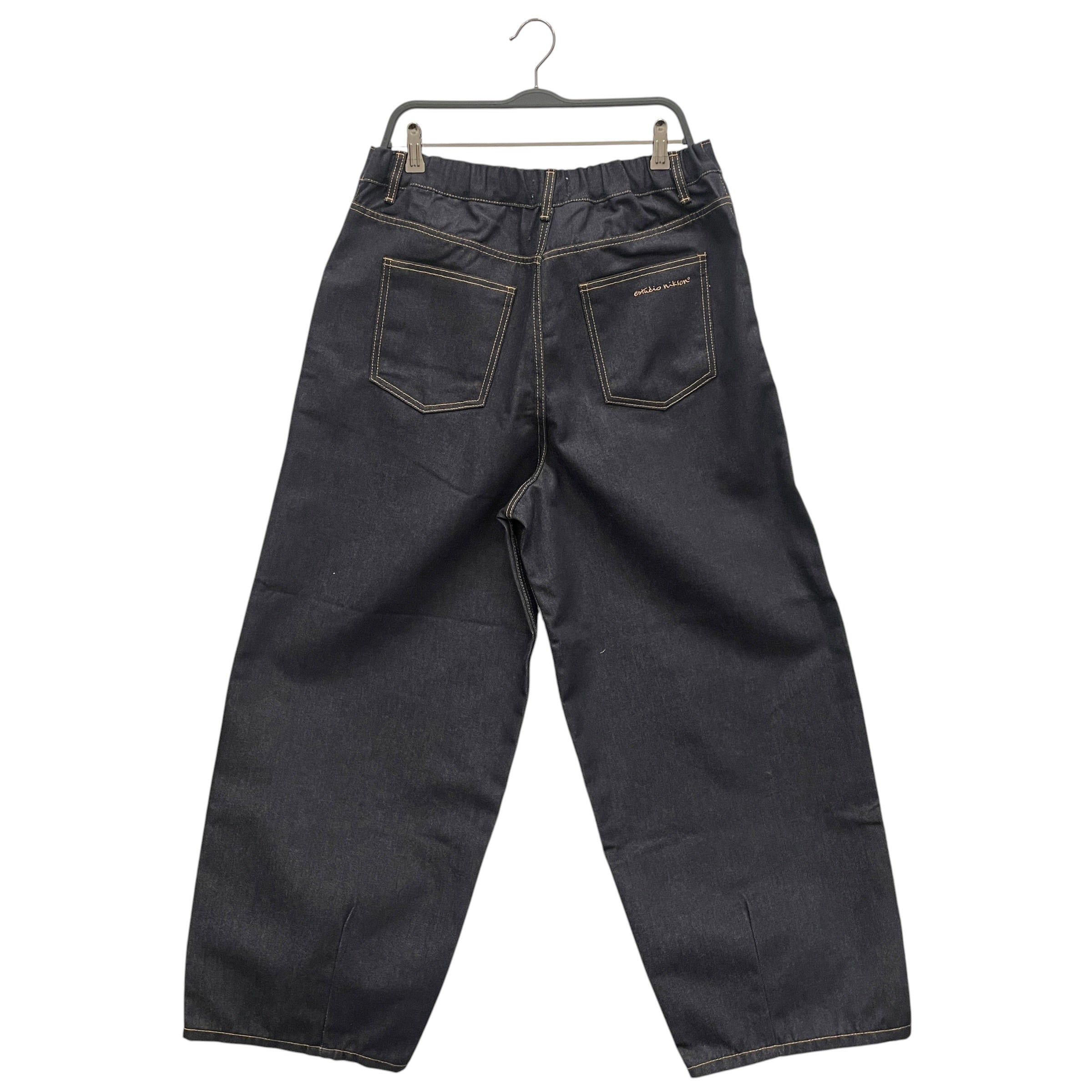 ESTUDIO NIKSEN/Pants/3/Denim/BLU/DARK WASH BAGGY view 2