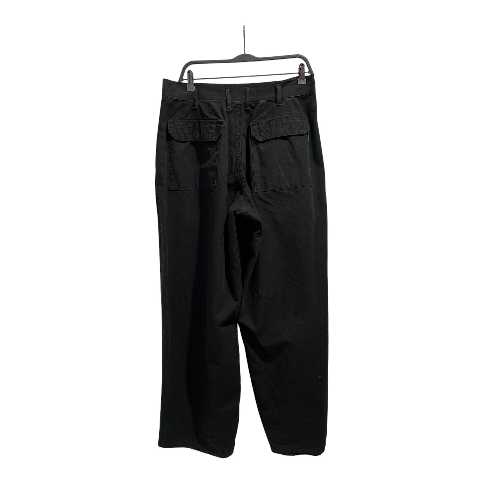 YOHJI YAMAMOTO/Cargo Pants/2/Cotton/BLK/ view 2