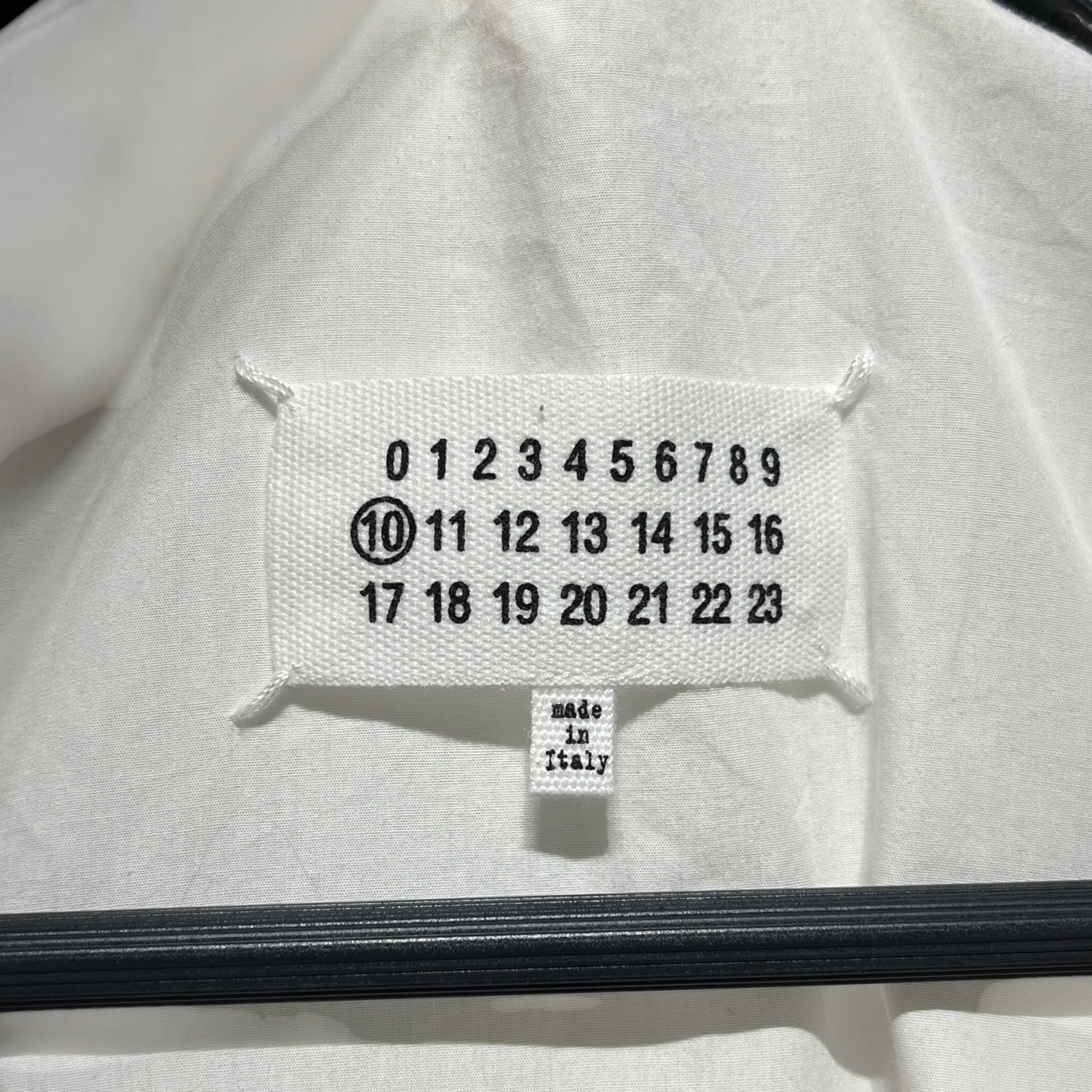 Maison Margiela/LS Shirt/52/Cotton/WHT/velcro pocket view 3