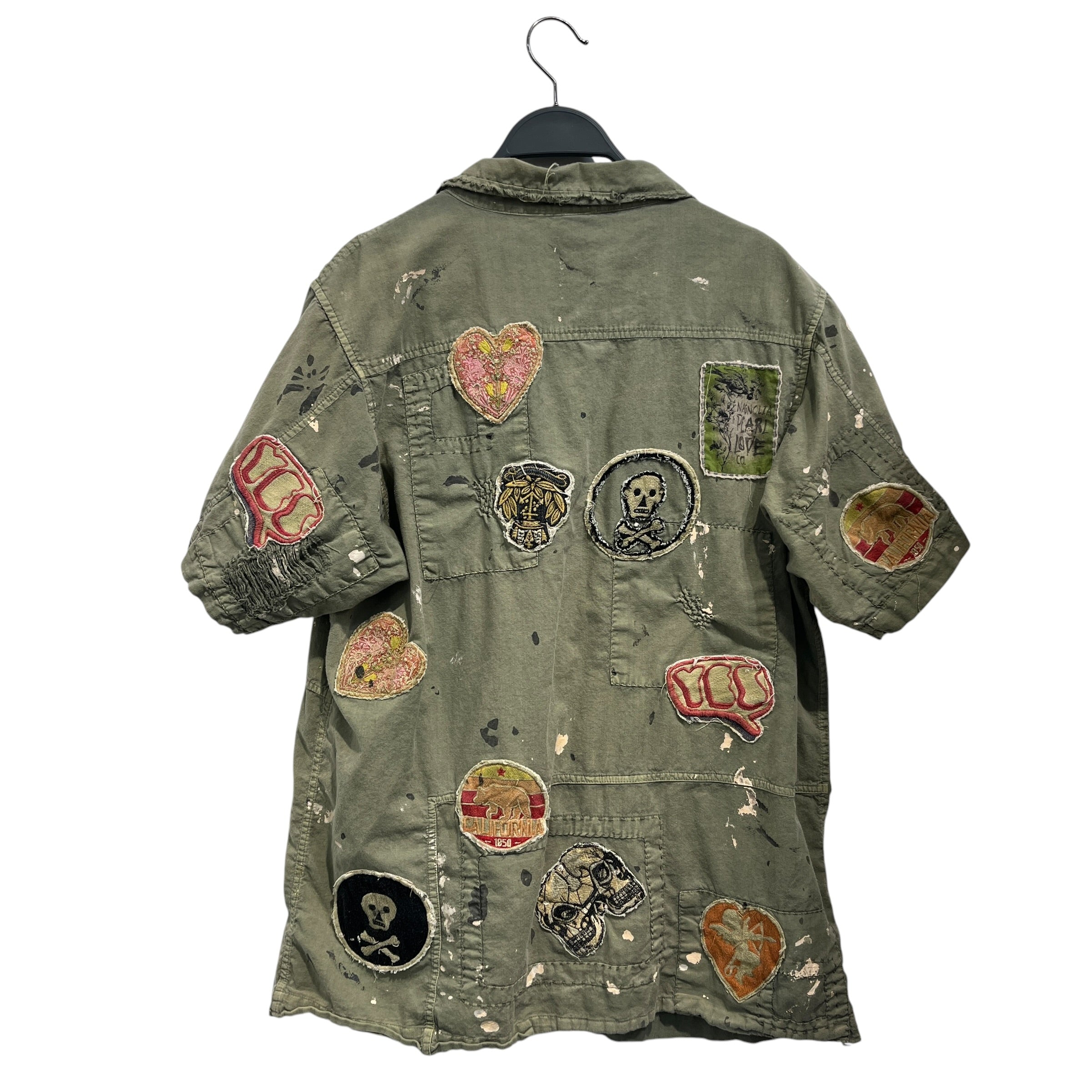 Magnolia Pearl/SL Blouse/Graphic/Cotton/GRN/Patch Shirt view 2