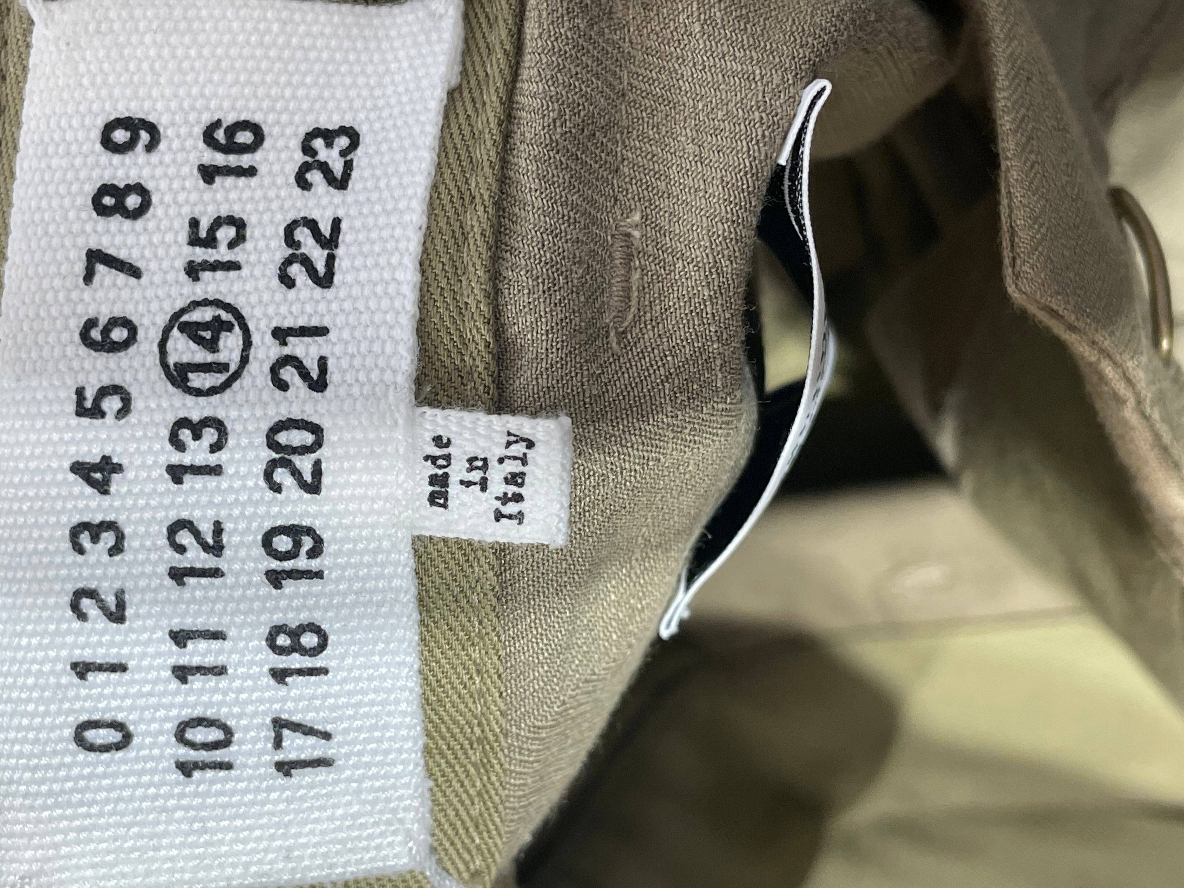 Maison Martin Margiela/Straight Pants/44/Cotton/GRN/Green Chinos Slim Fit view 3